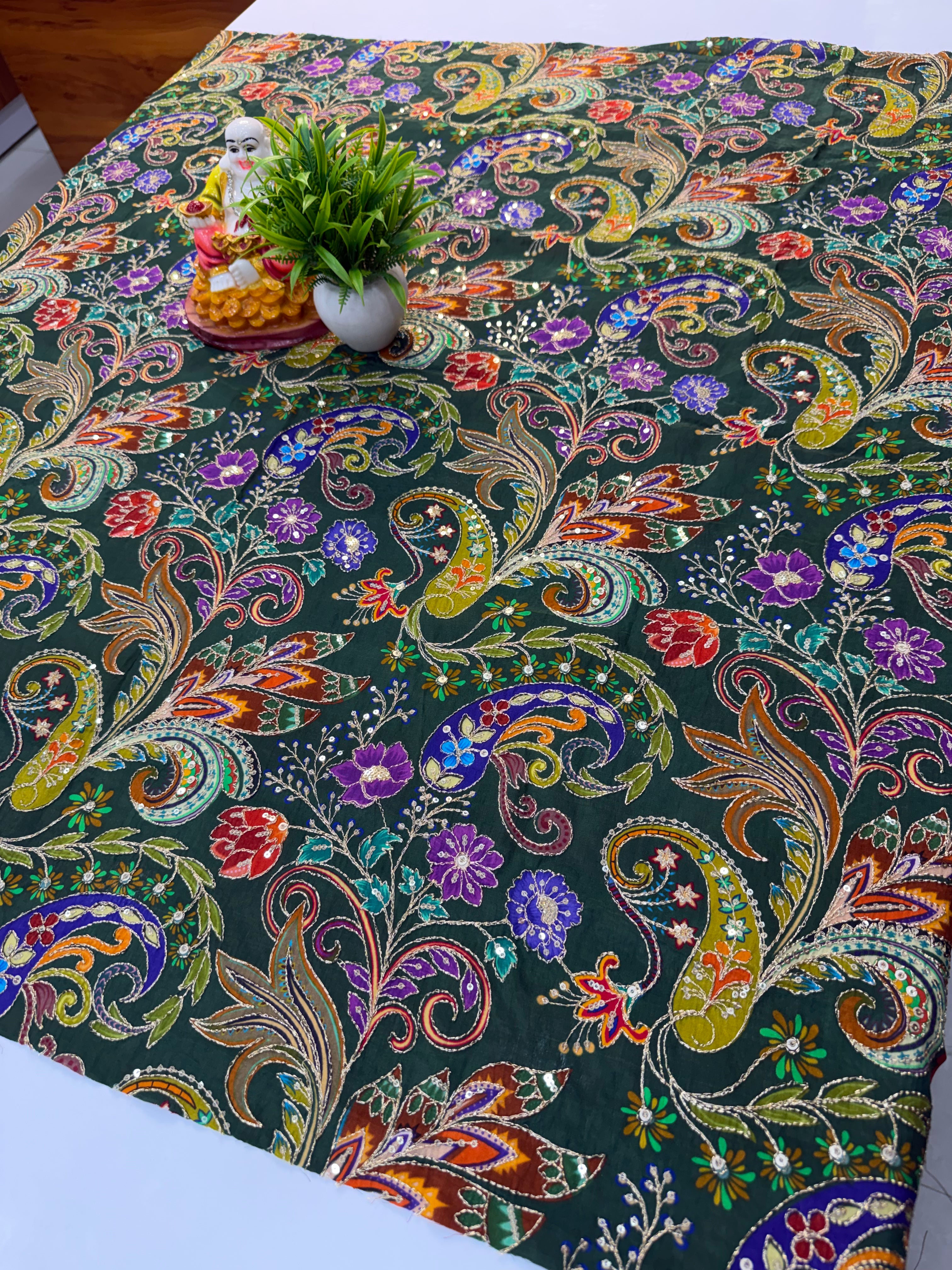 Premium Kalamkari Crepe Silk Blouse from Padmavathi Silks and Sarees  ,,,