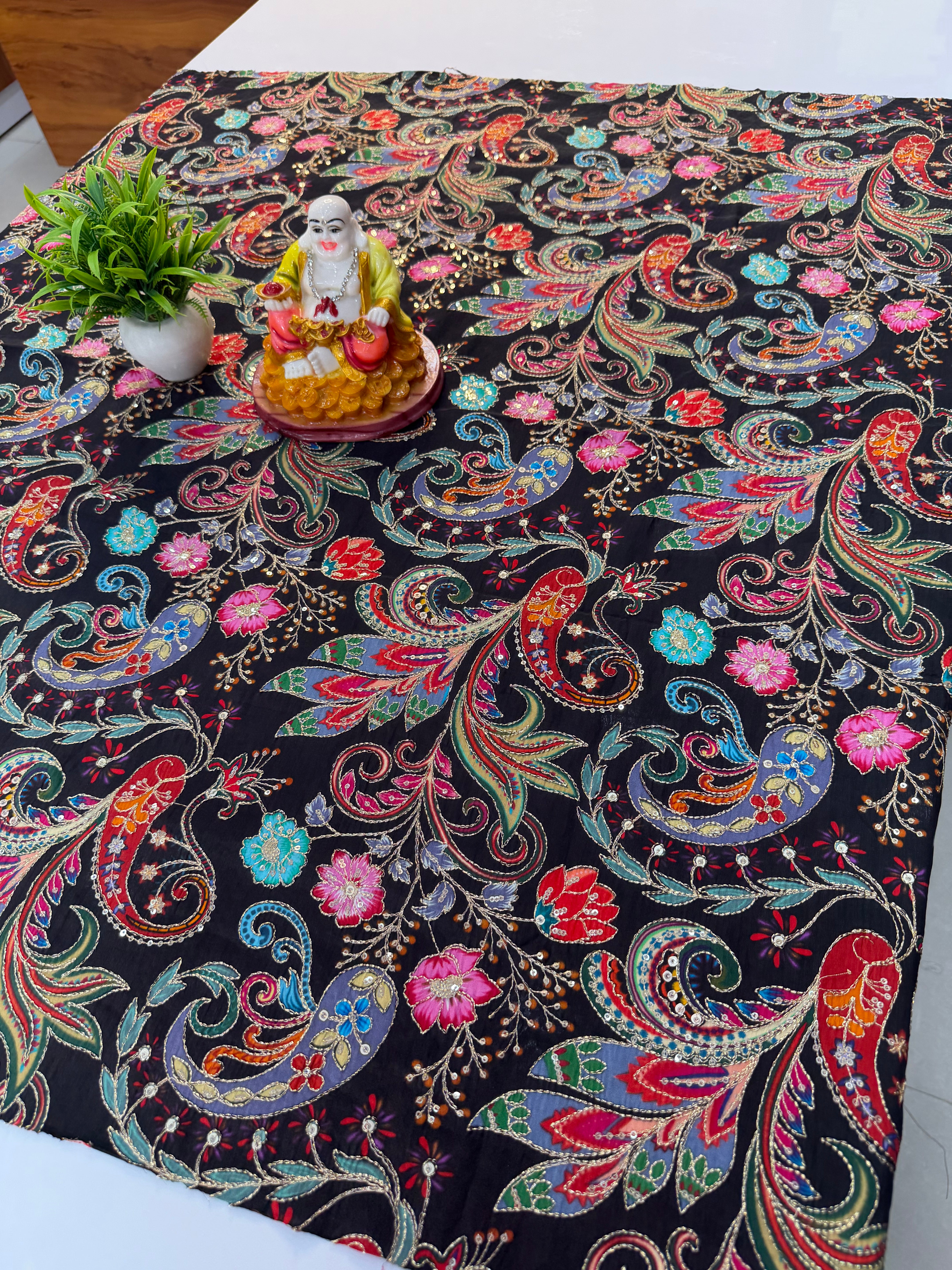 Premium Kalamkari Crepe Silk Blouse from Padmavathi Silks and Sarees  ,,,