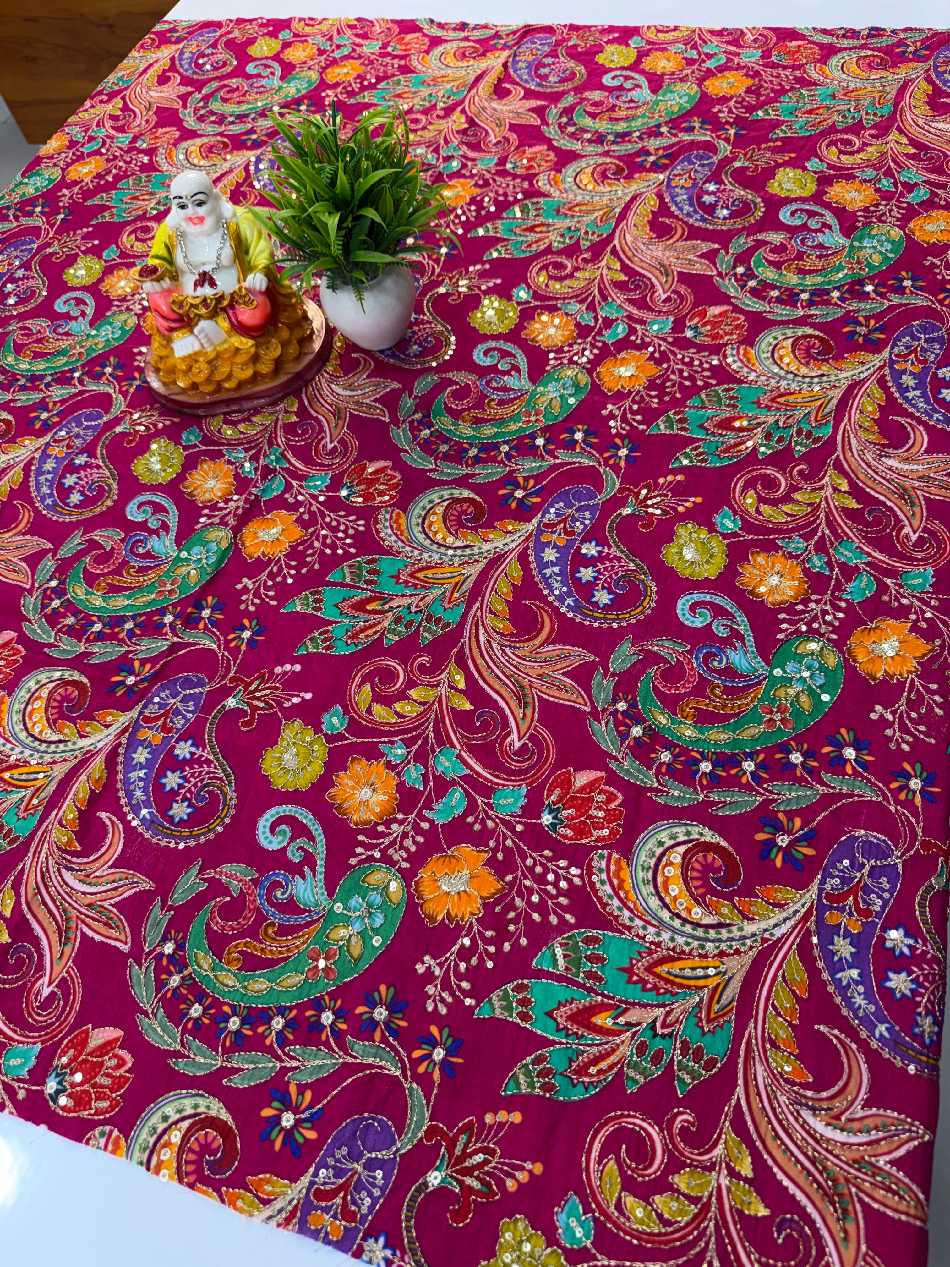 Premium Kalamkari Crepe Silk Blouse from Padmavathi Silks and Sarees  ,,,