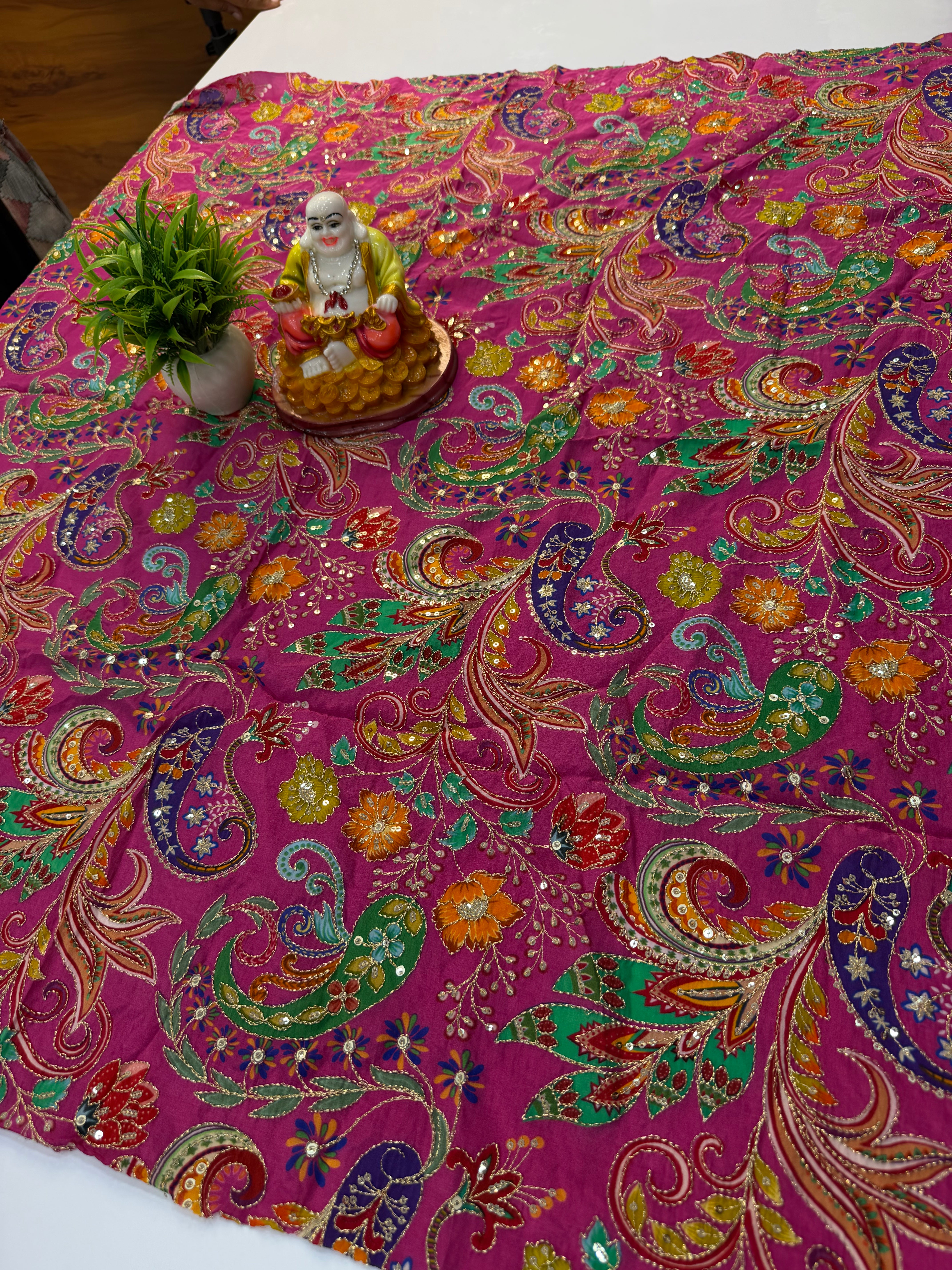Premium Kalamkari Crepe Silk Blouse from Padmavathi Silks and Sarees  ,,,