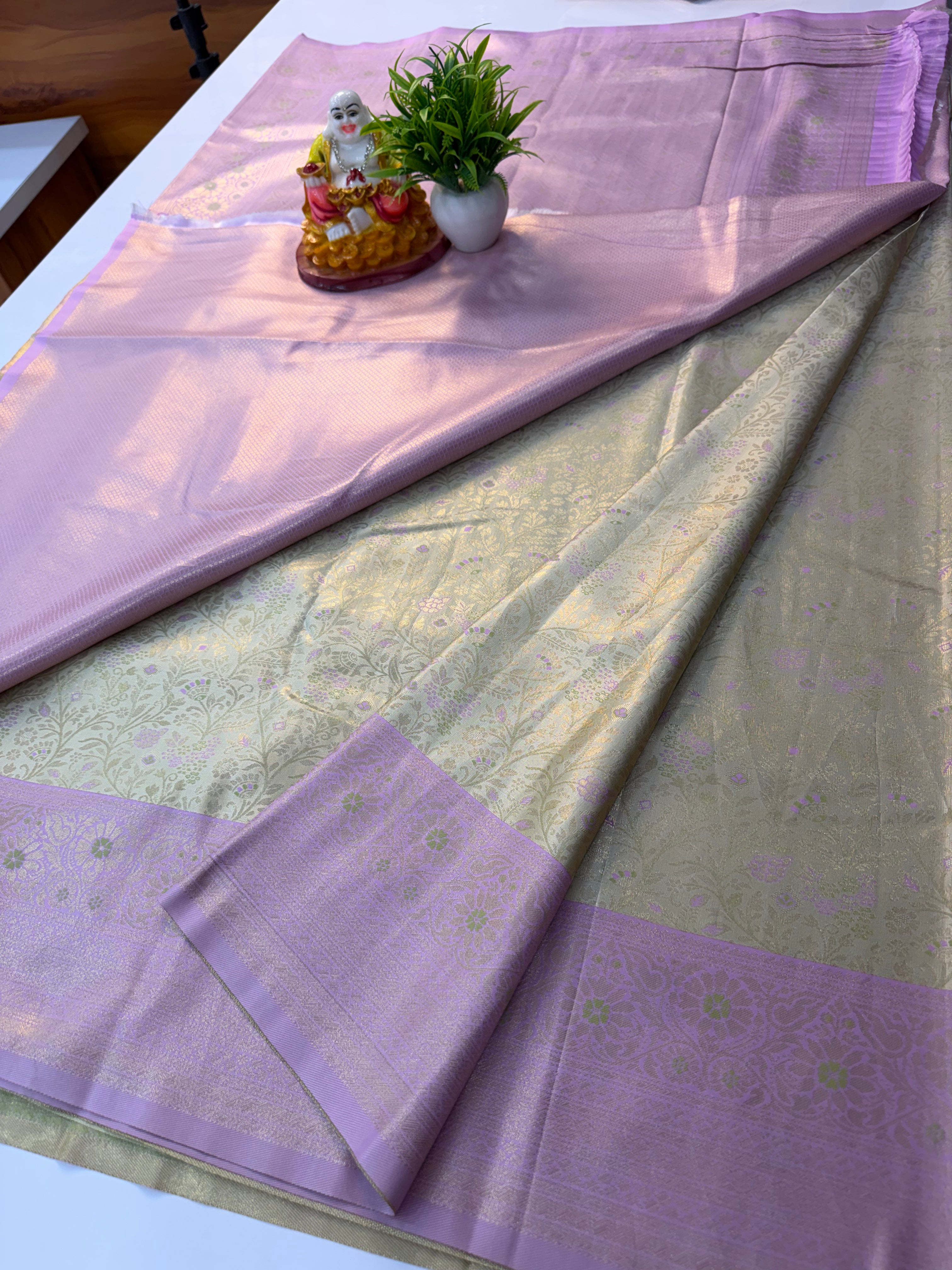 Premium Satin Saree with Rich Pallu
