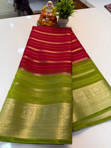 Premium Chiffon Saree with 2D Colour | Padmavathi Silks and Sarees