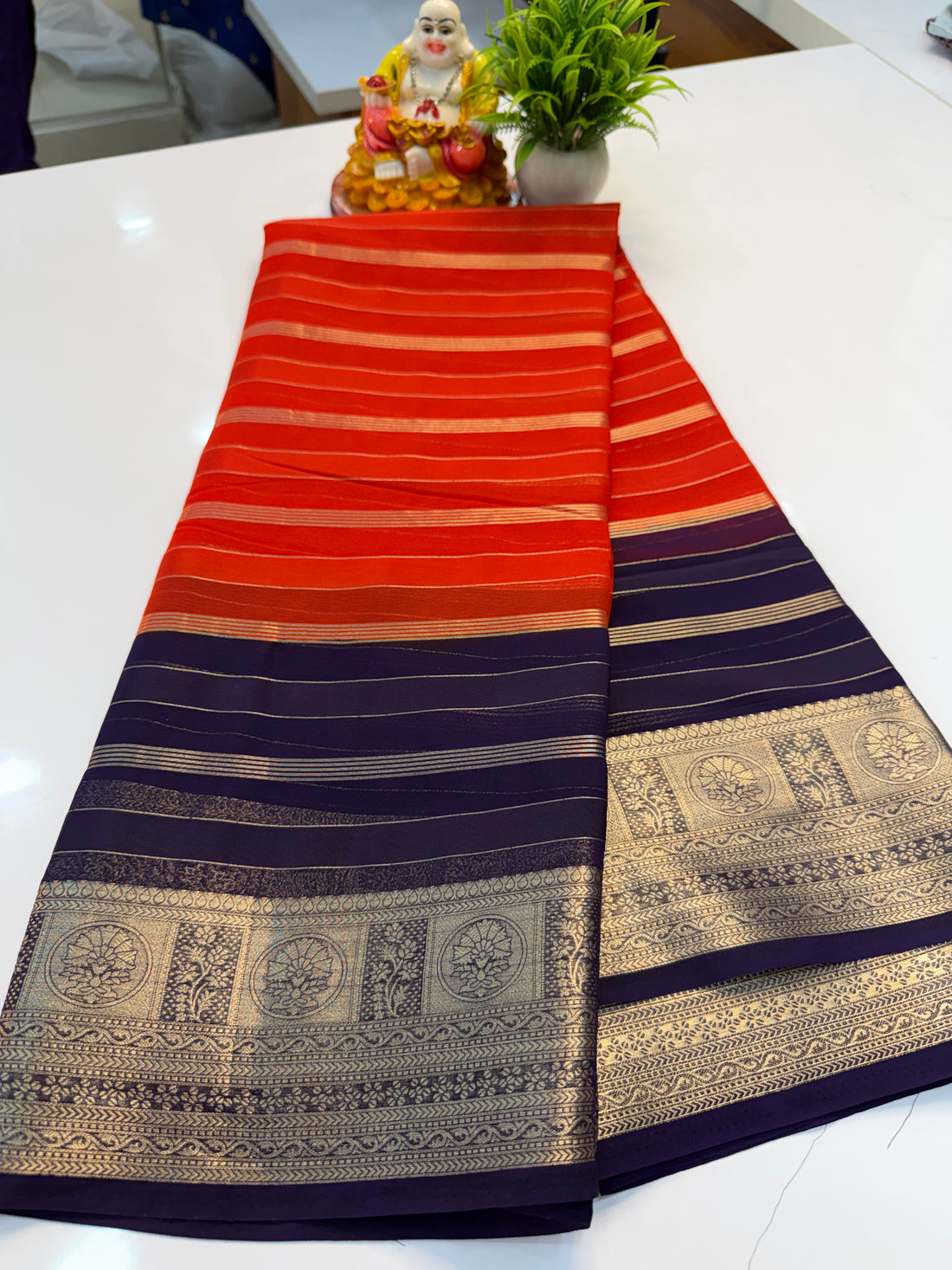 Premium Chiffon Saree with 2D Colour | Padmavathi Silks and Sarees