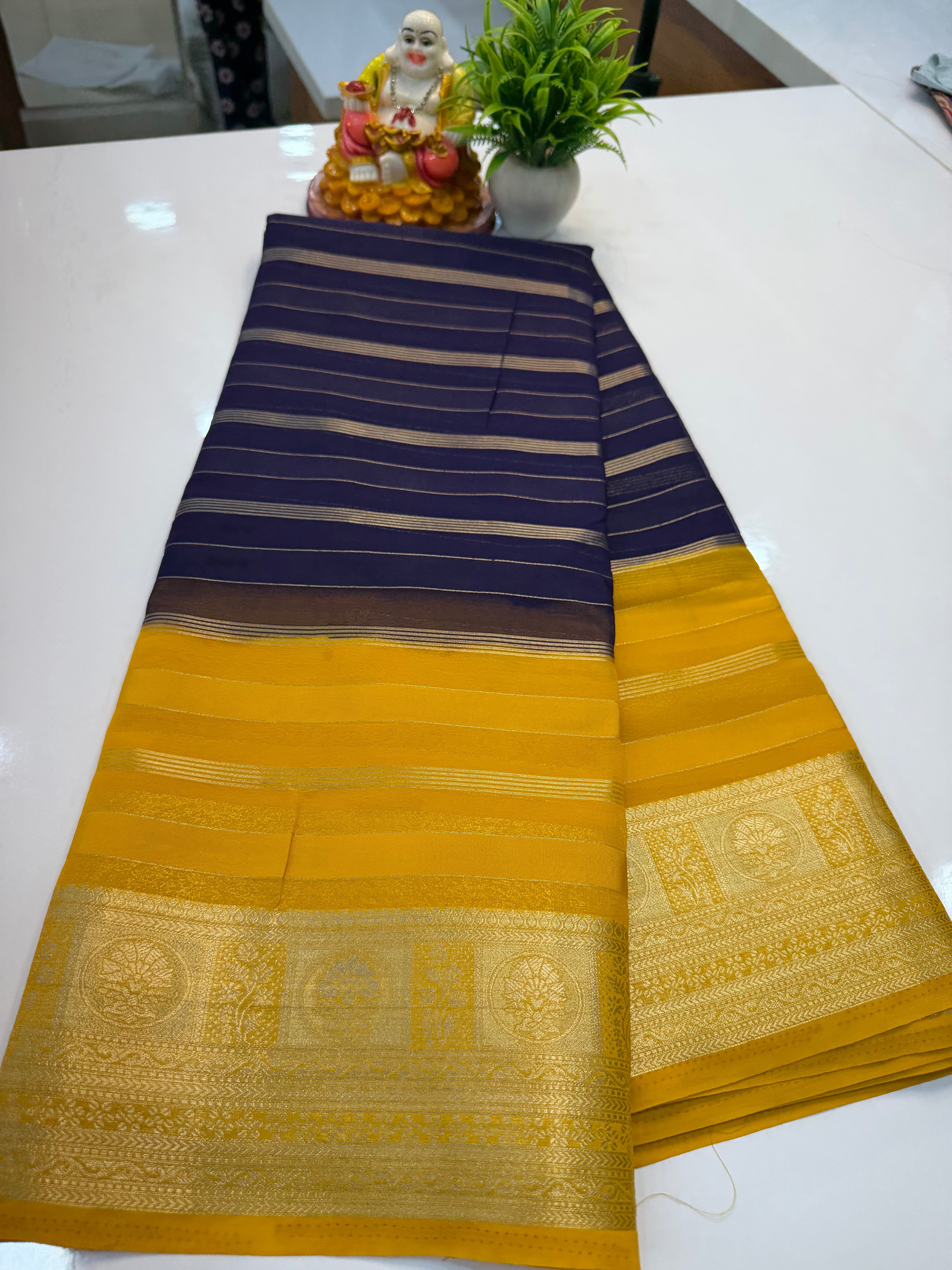 Premium Chiffon Saree with 2D Colour | Padmavathi Silks and Sarees