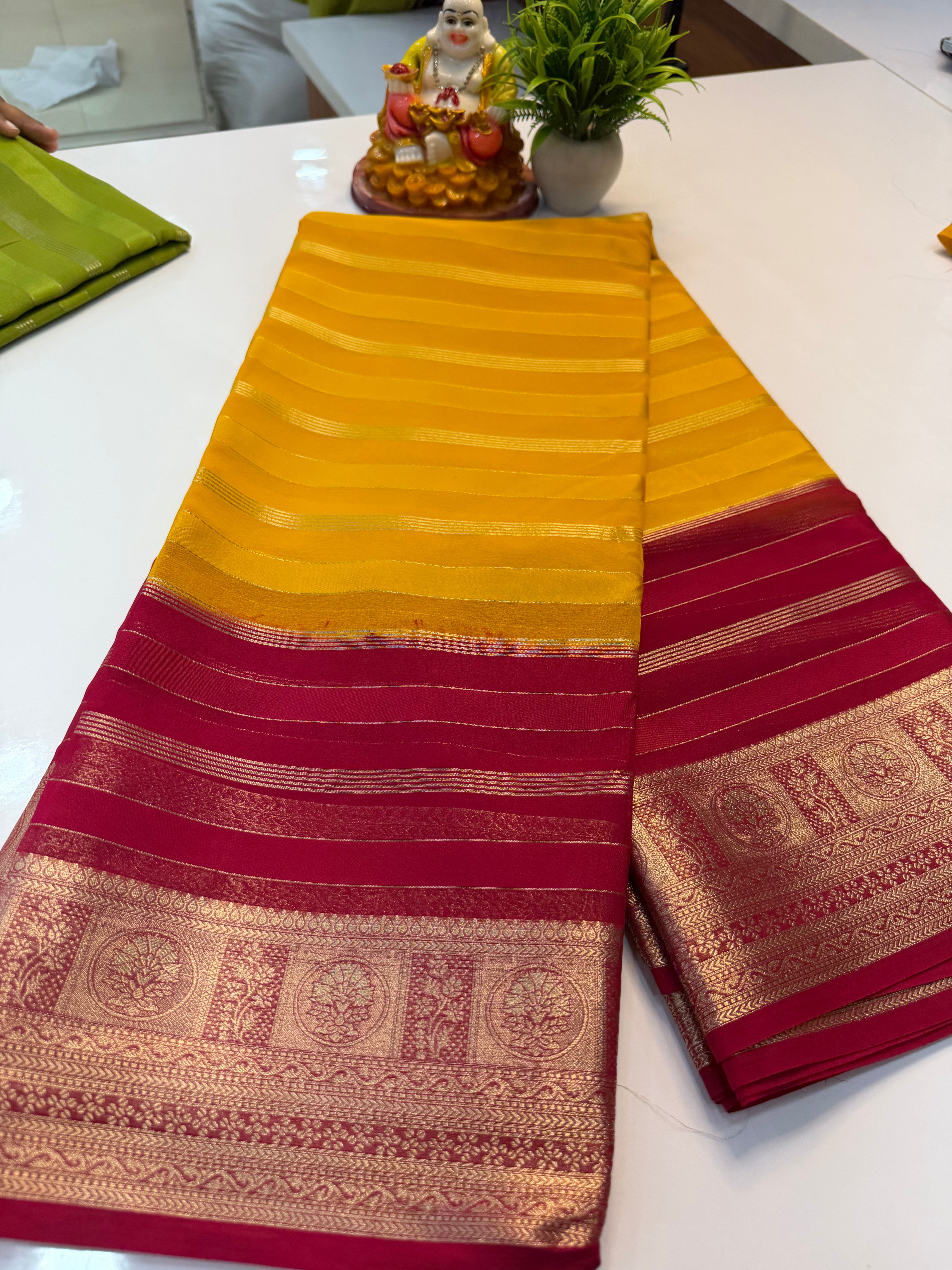 Premium Chiffon Saree with 2D Colour | Padmavathi Silks and Sarees