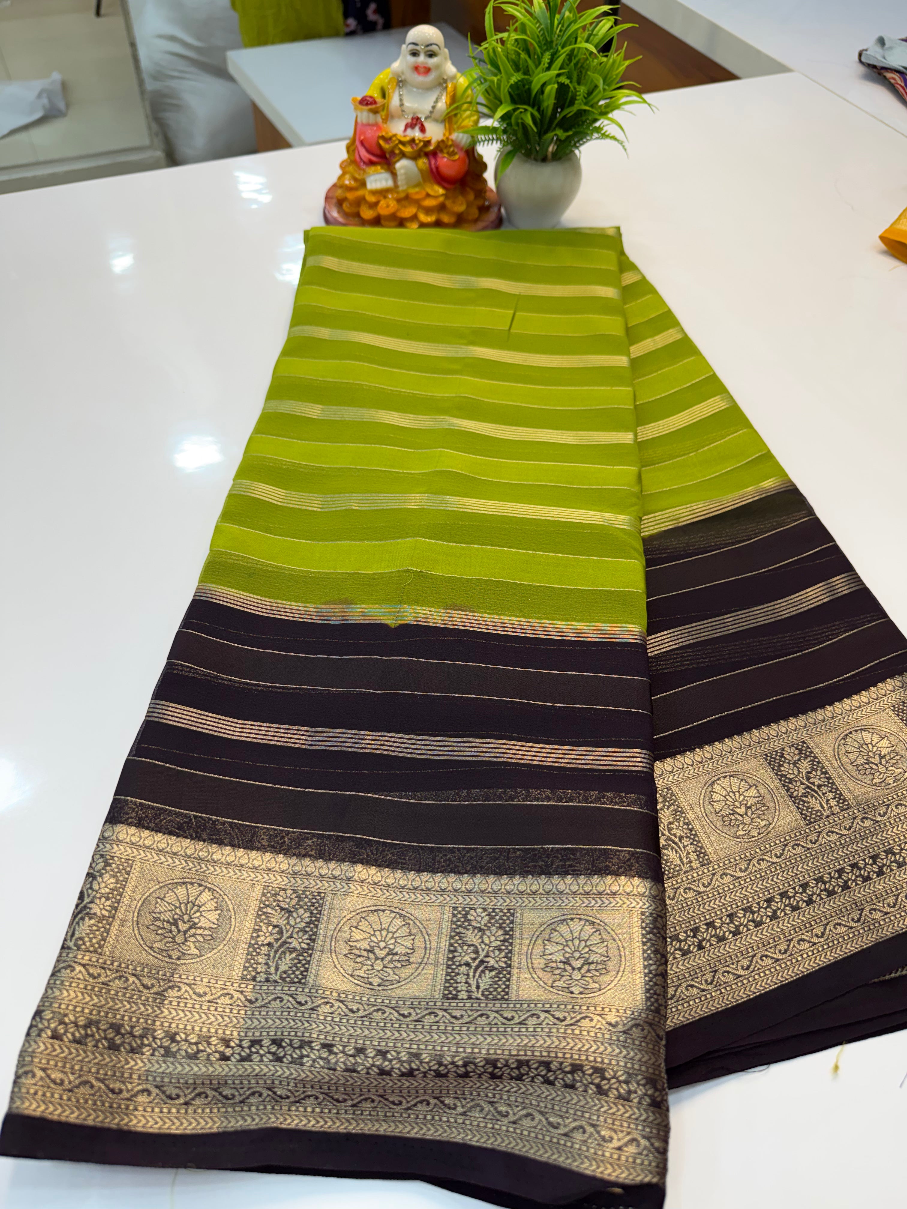 Premium Chiffon Saree with 2D Colour | Padmavathi Silks and Sarees