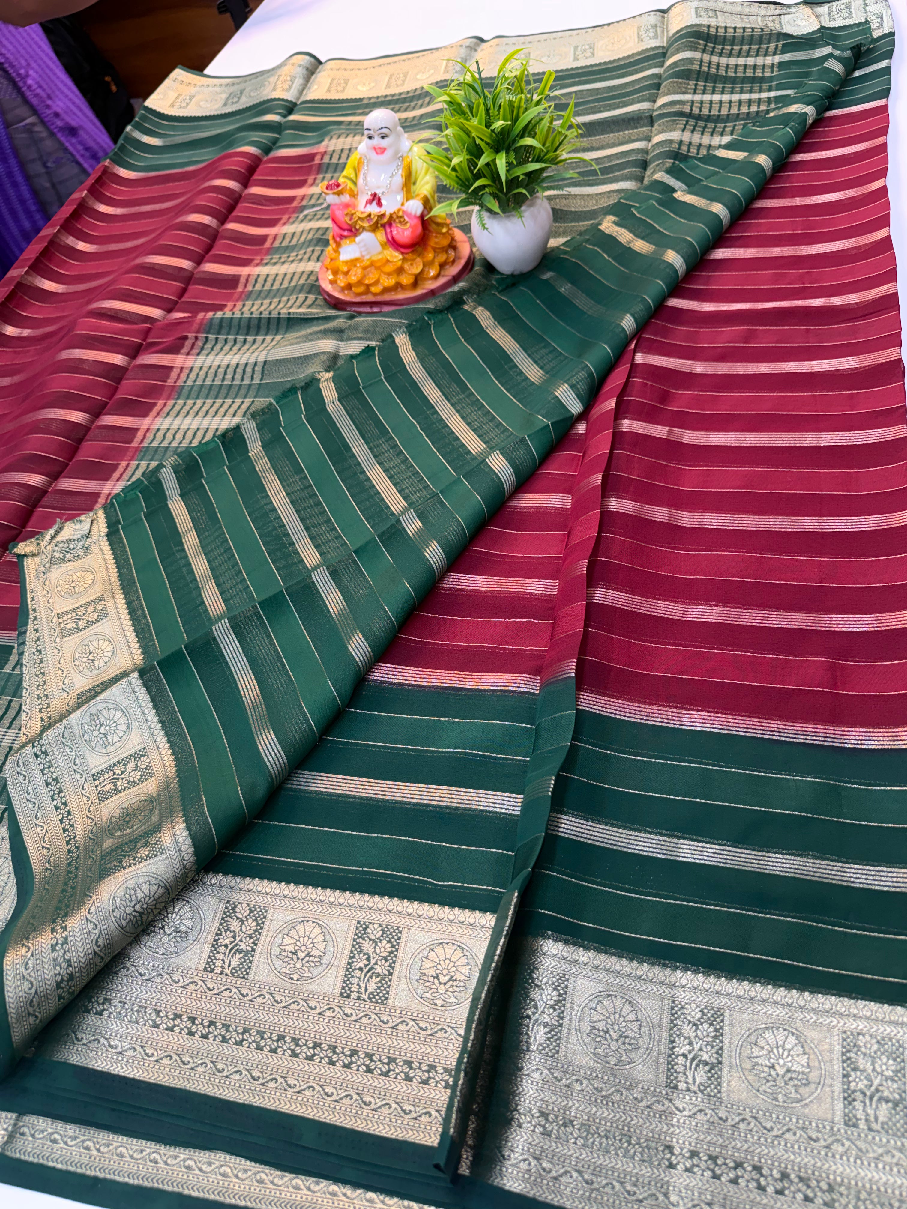 Premium Chiffon Saree with 2D Colour | Padmavathi Silks and Sarees