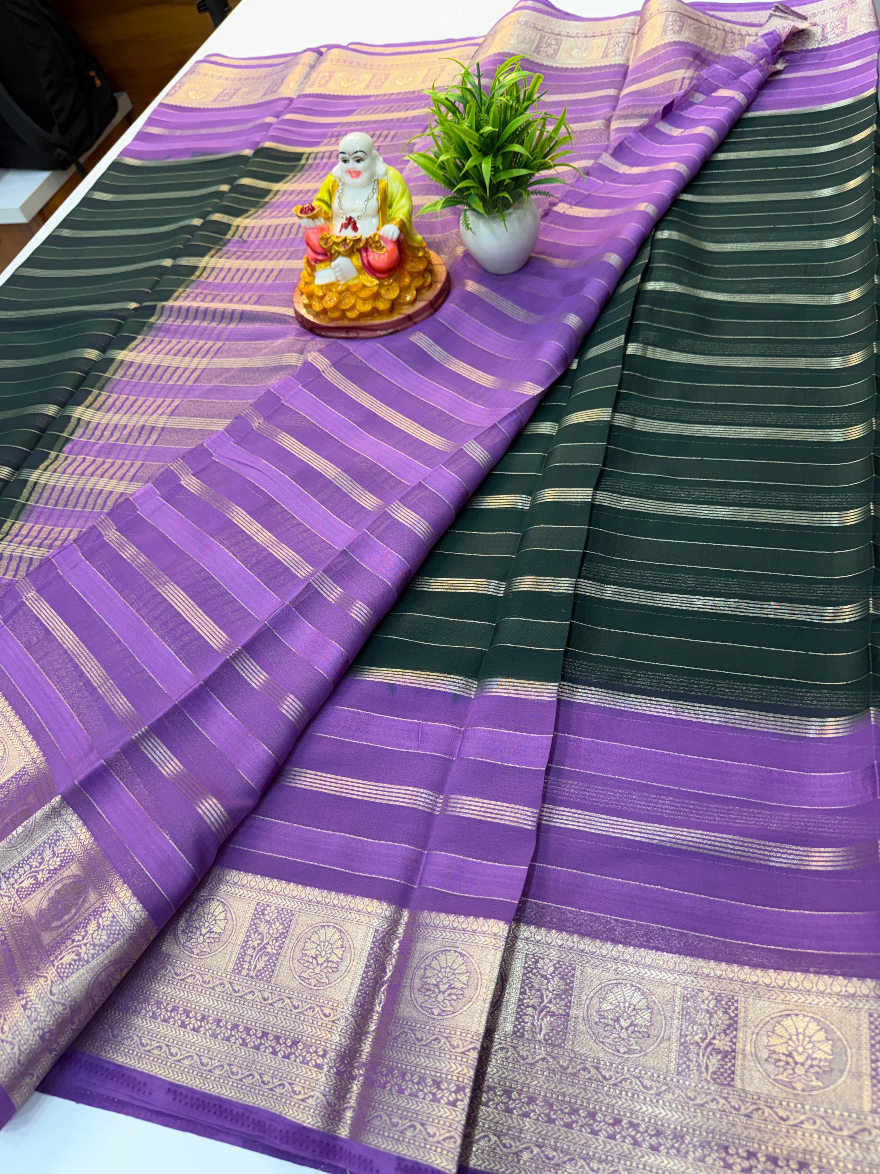 Premium Chiffon Saree with 2D Colour | Padmavathi Silks and Sarees