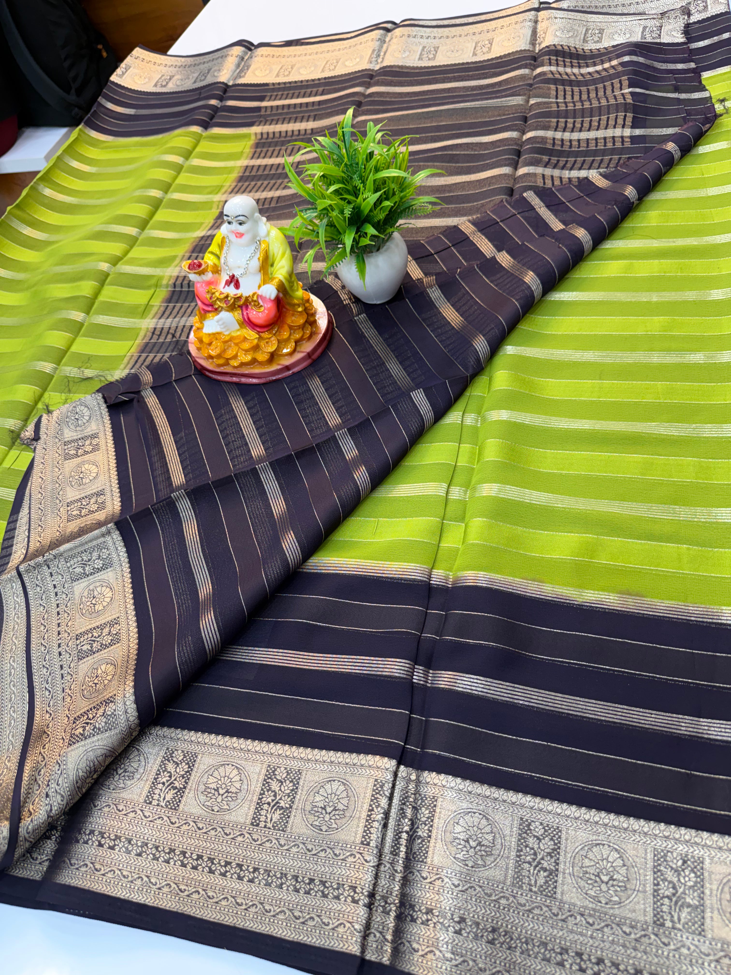Premium Chiffon Saree with 2D Colour | Padmavathi Silks and Sarees
