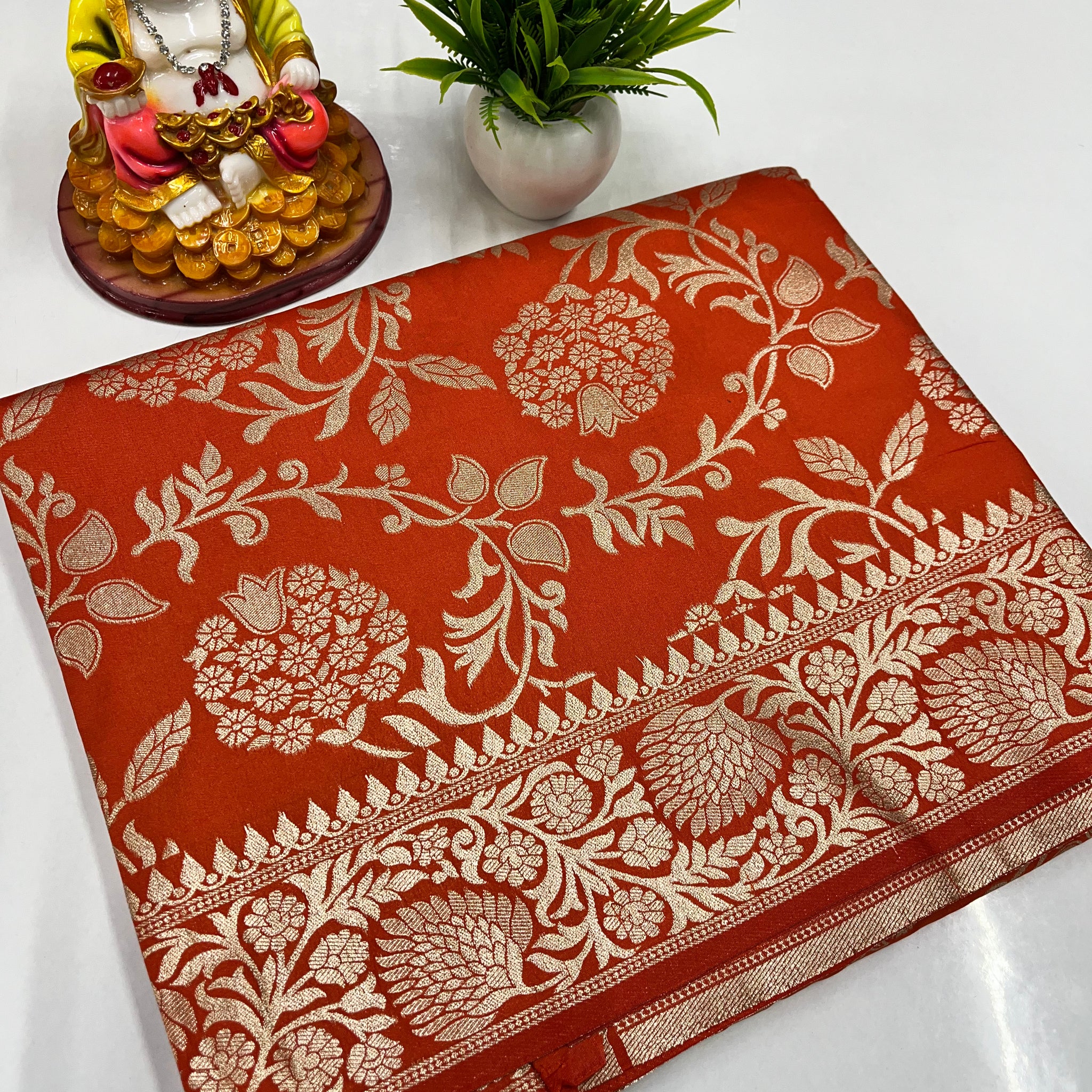 Meenakari Design Saree with Beautiful Colors – Padmavathi Silks & Sarees