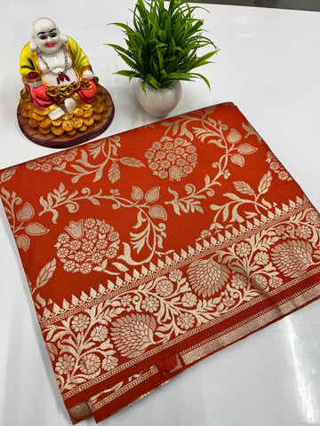 Meenakari Design Saree with Beautiful Colors – Padmavathi Silks & Sarees