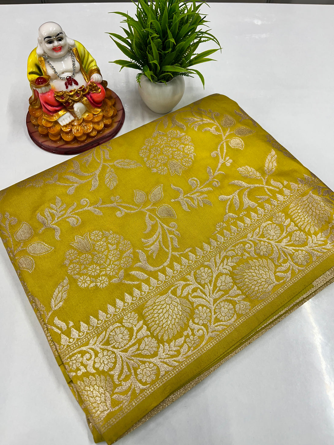 Meenakari Design Saree with Beautiful Colors – Padmavathi Silks & Sarees