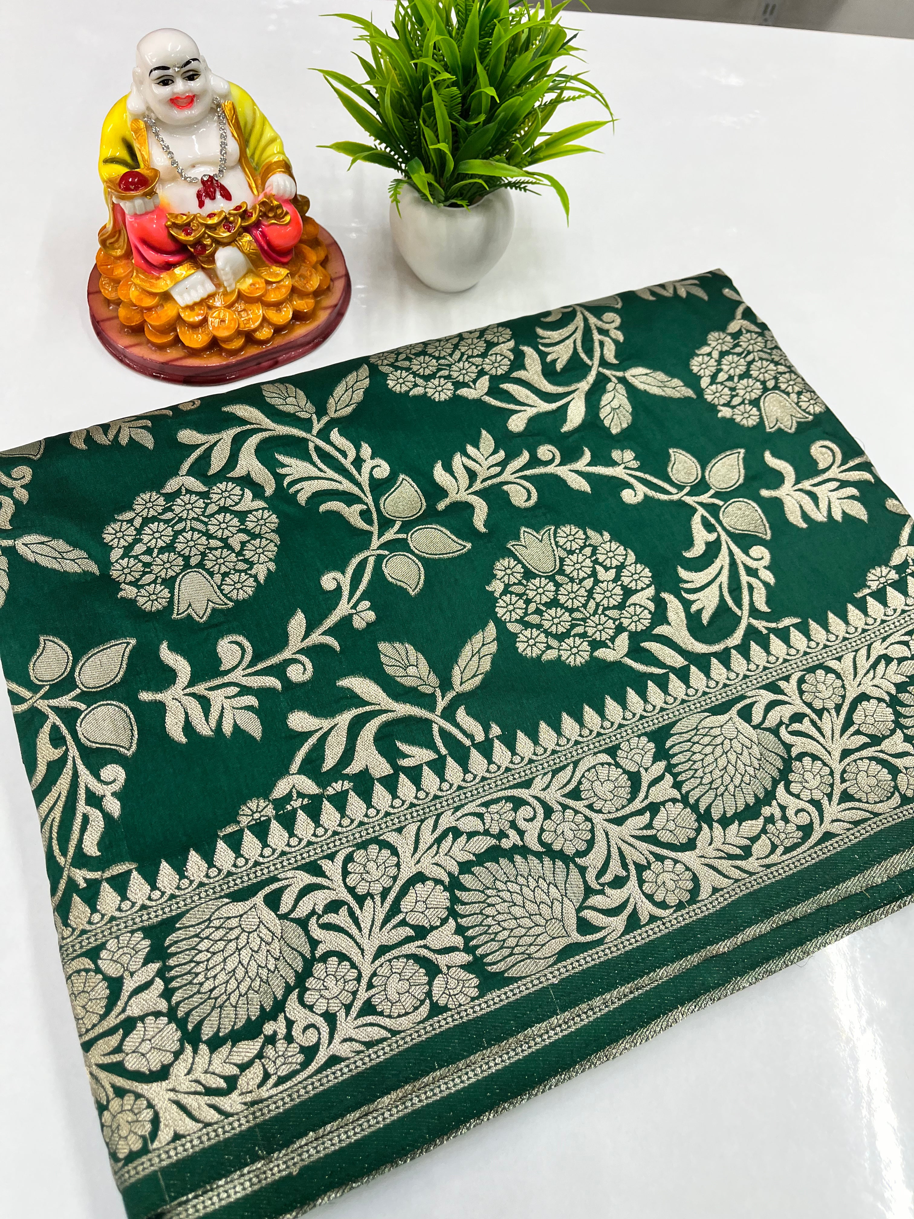 Meenakari Design Saree with Beautiful Colors – Padmavathi Silks & Sarees