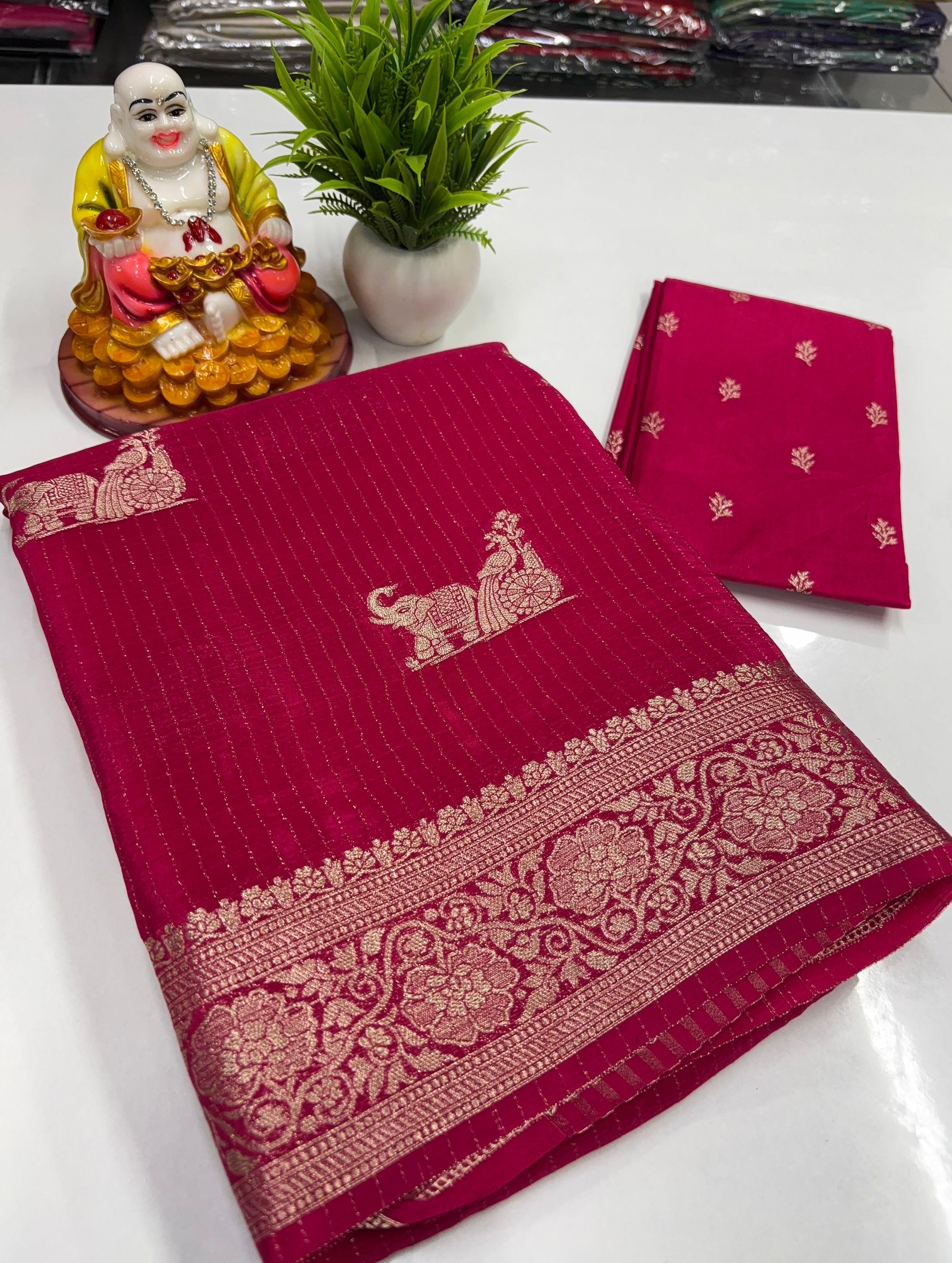 Premium Viscose Saree – Elegance Woven with Tradition ✨