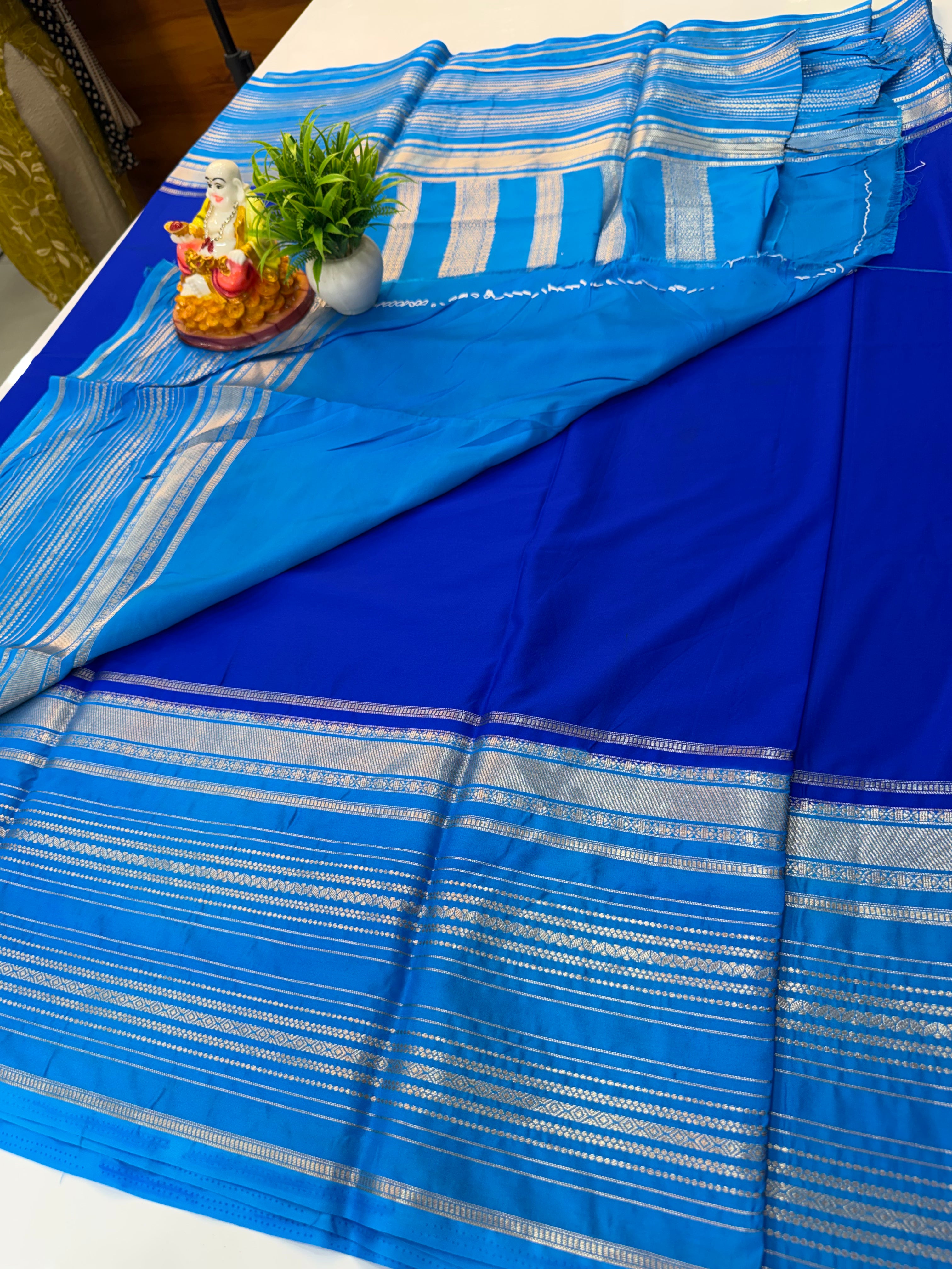 Premium Mysore Crepe Silk Saree with Rich Pallu