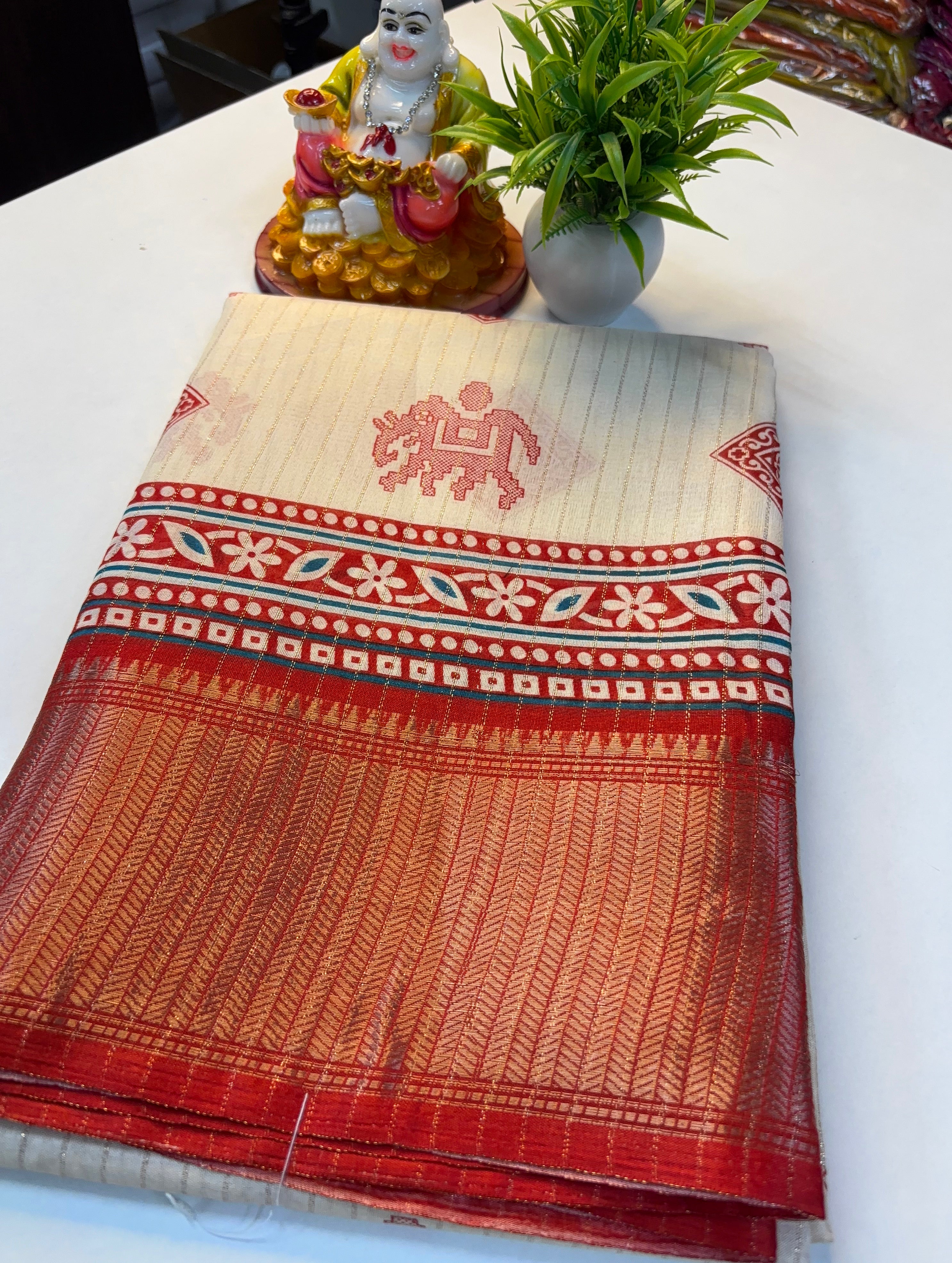 Beautiful Dola Silk Saree with Rich Pallu | Padmavathi Silks and Sarees