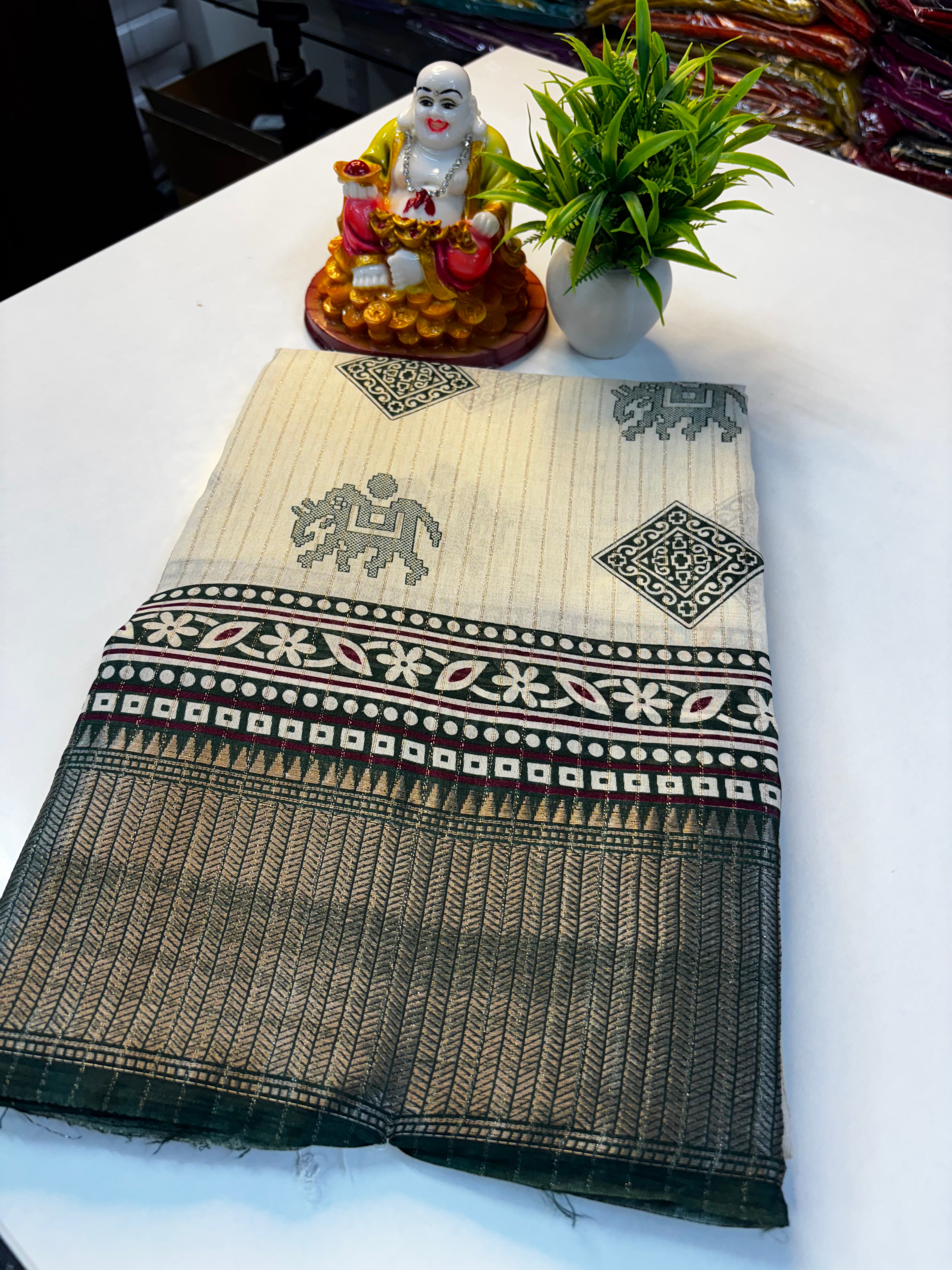 Beautiful Dola Silk Saree with Rich Pallu | Padmavathi Silks and Sarees