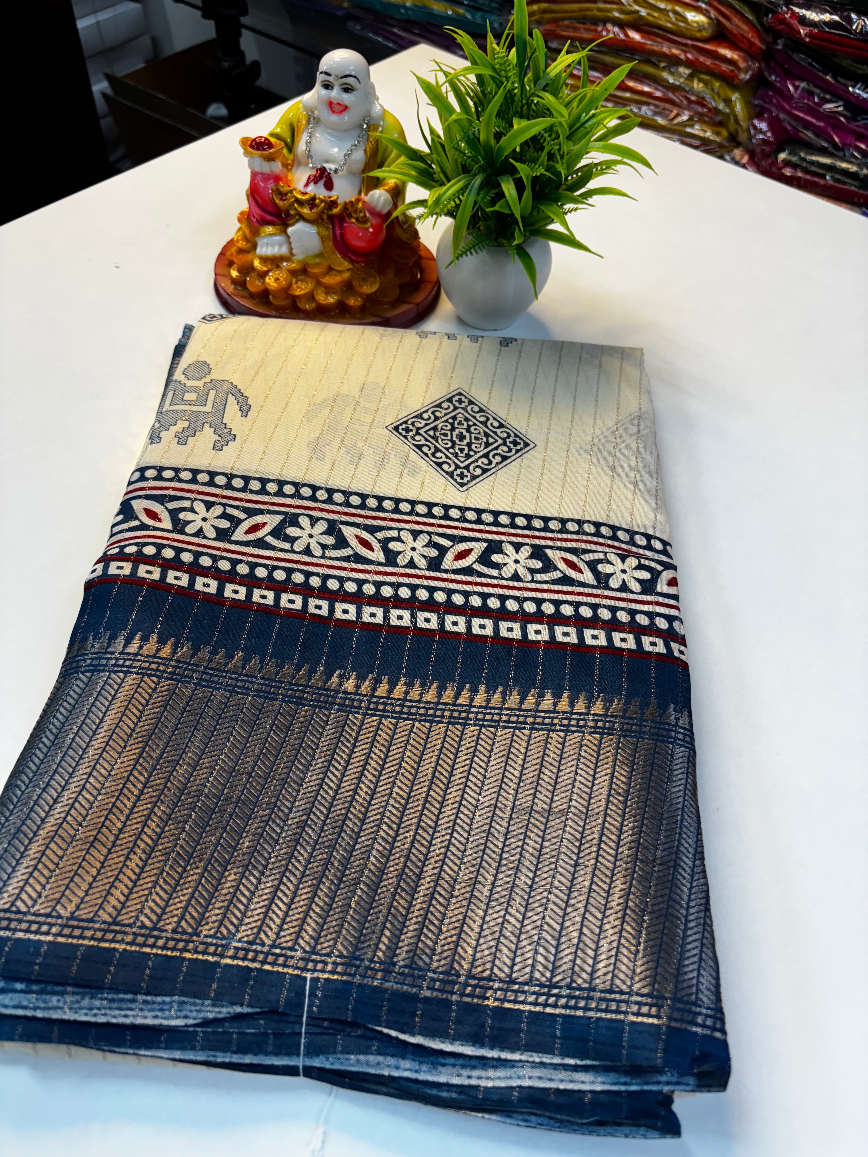 Beautiful Dola Silk Saree with Rich Pallu | Padmavathi Silks and Sarees