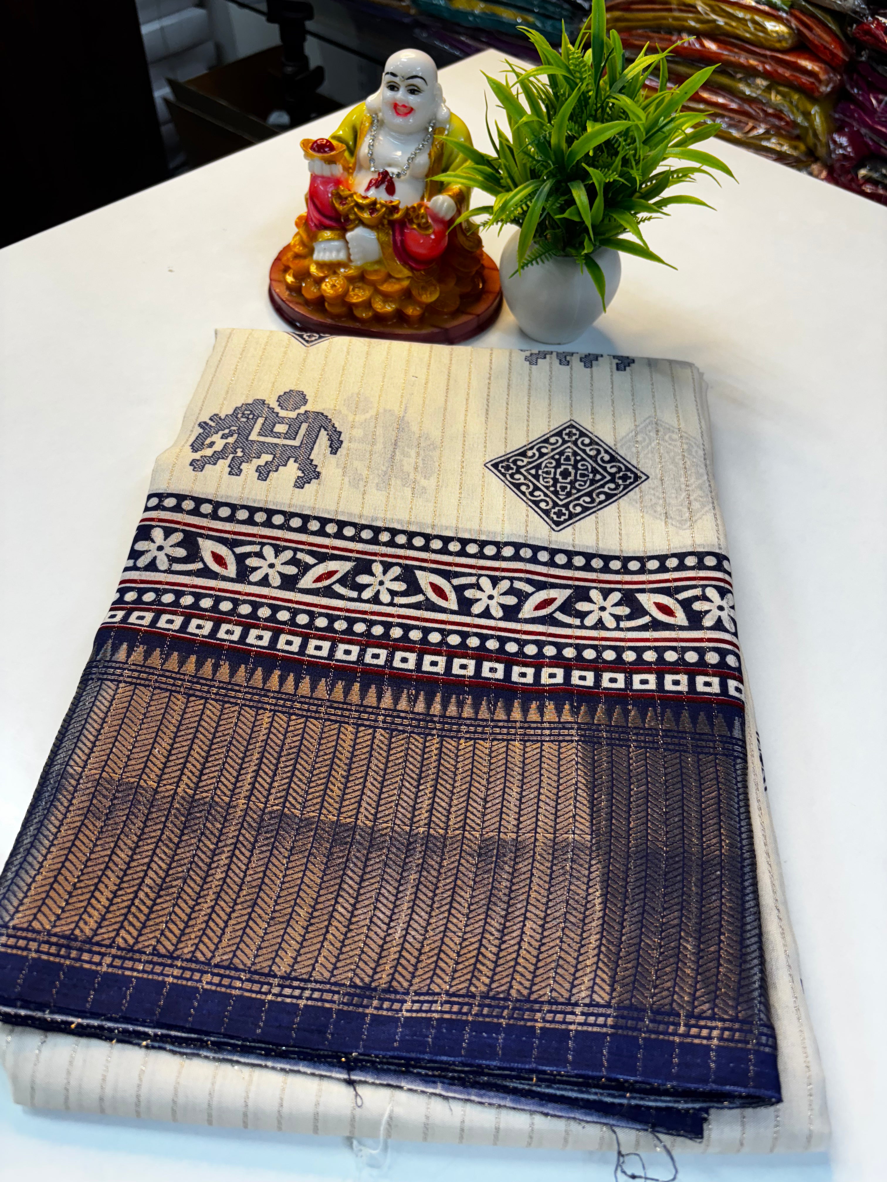 Beautiful Dola Silk Saree with Rich Pallu | Padmavathi Silks and Sarees