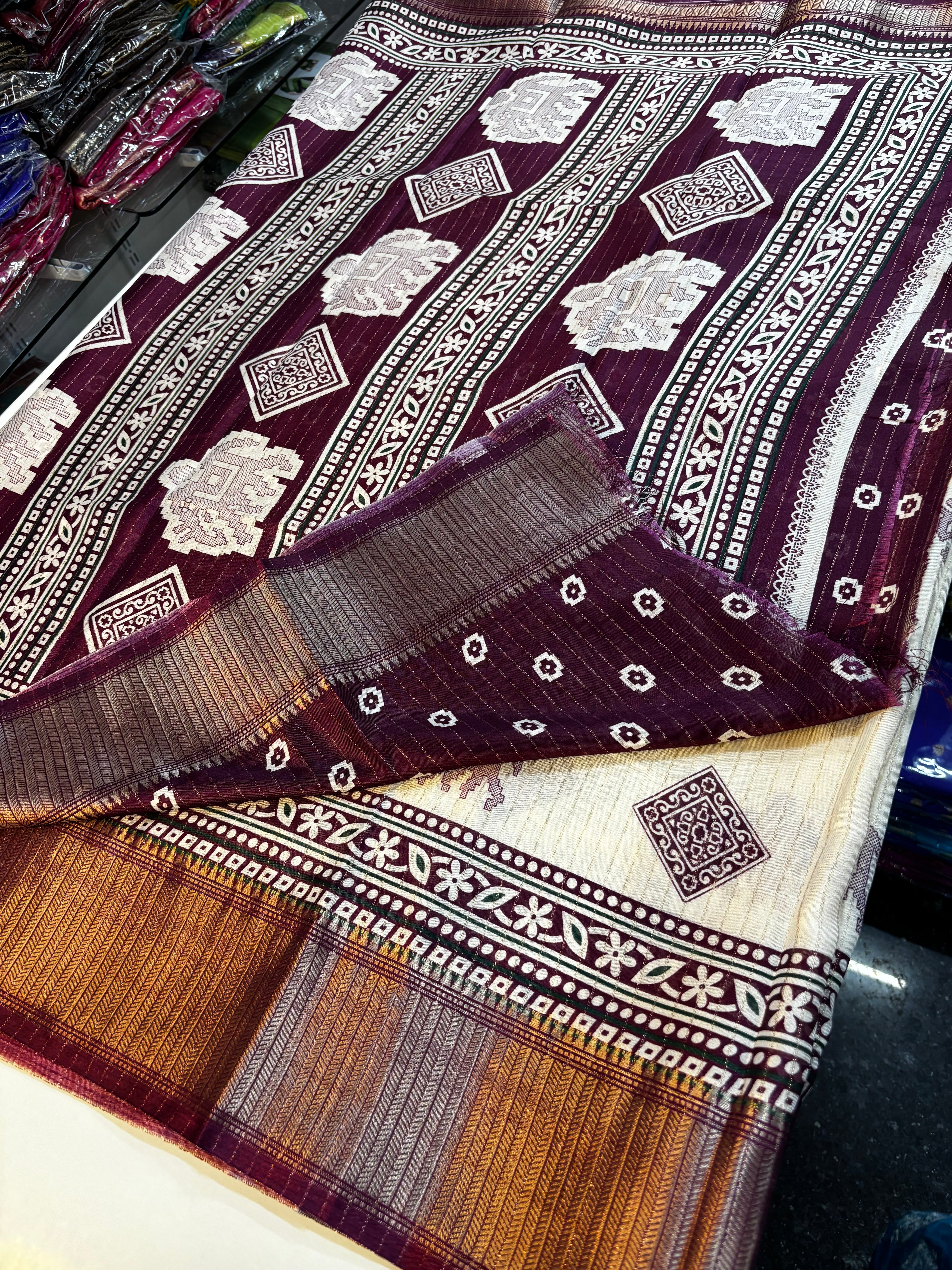 Beautiful Dola Silk Saree with Rich Pallu | Padmavathi Silks and Sarees