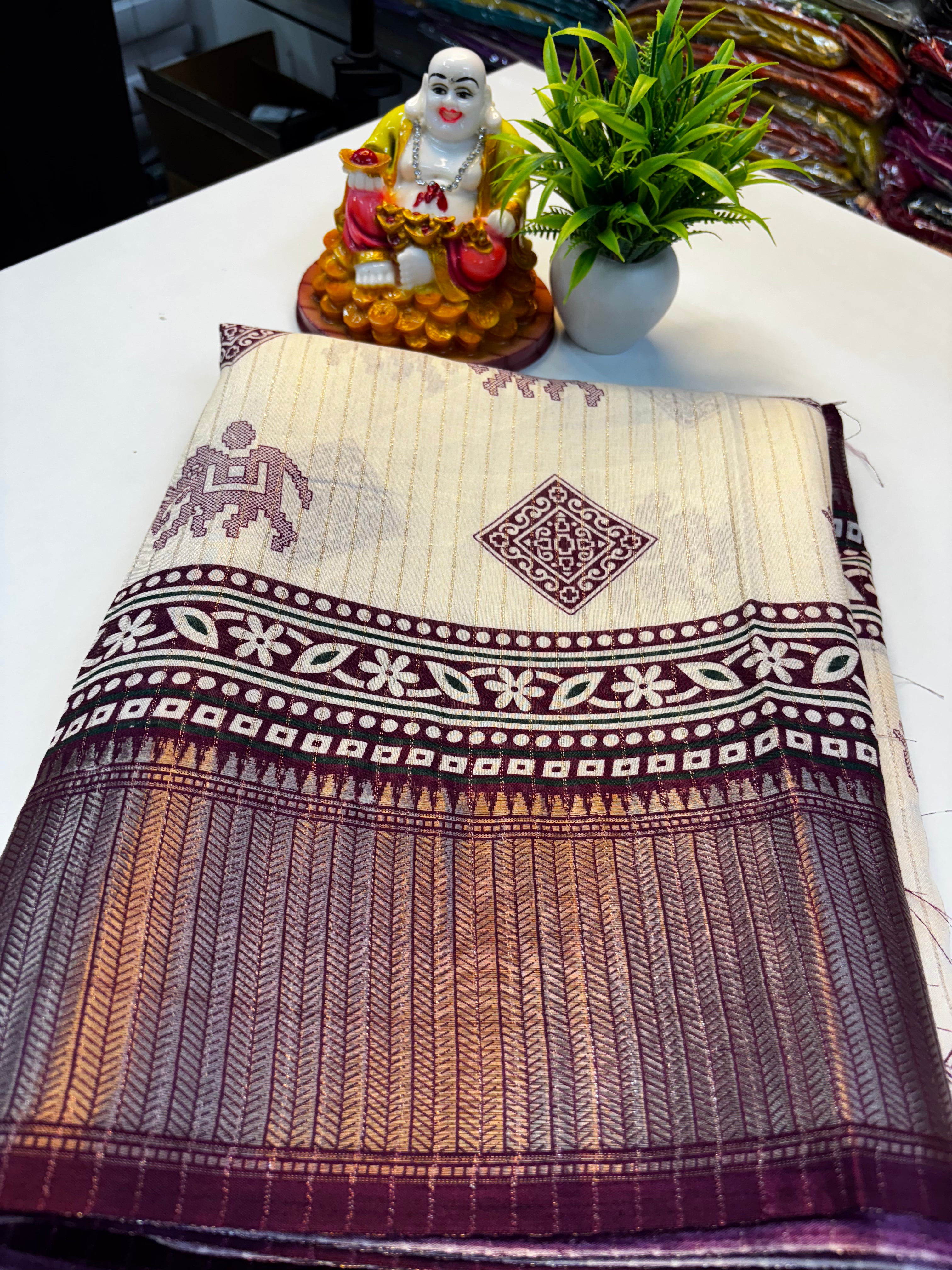 Beautiful Dola Silk Saree with Rich Pallu | Padmavathi Silks and Sarees