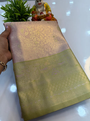 Premium Satin Saree with Rich Pallu