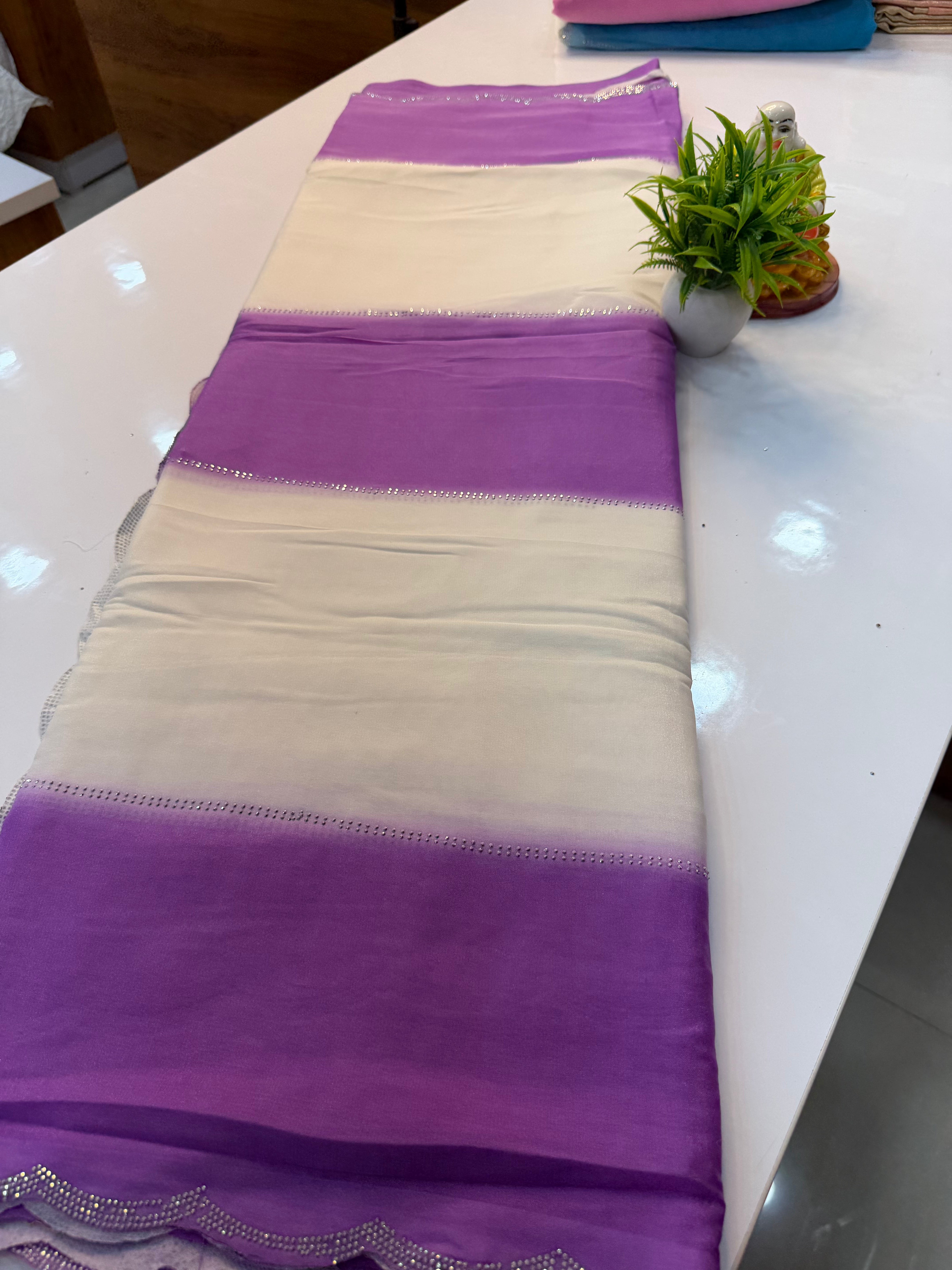 Beautiful Fancy Saree with Dual Shade – By Padmavathi Silks and Sarees