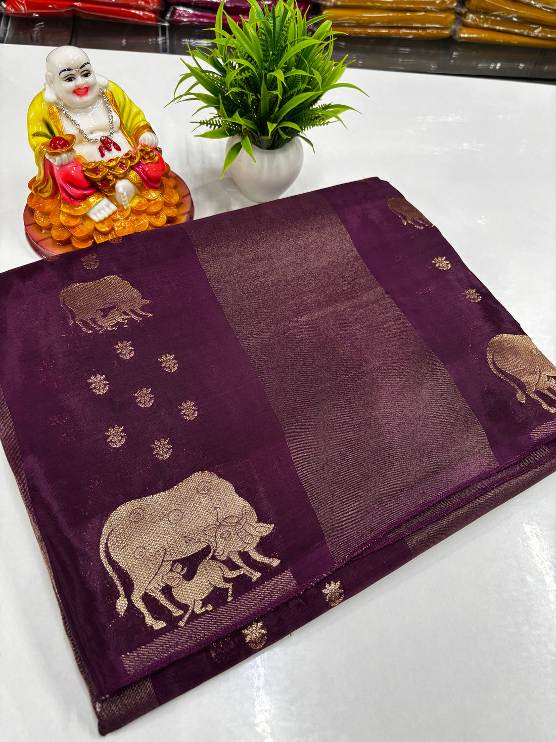 Premium Viscose Saree with Elegant Kalamkari Design ✨