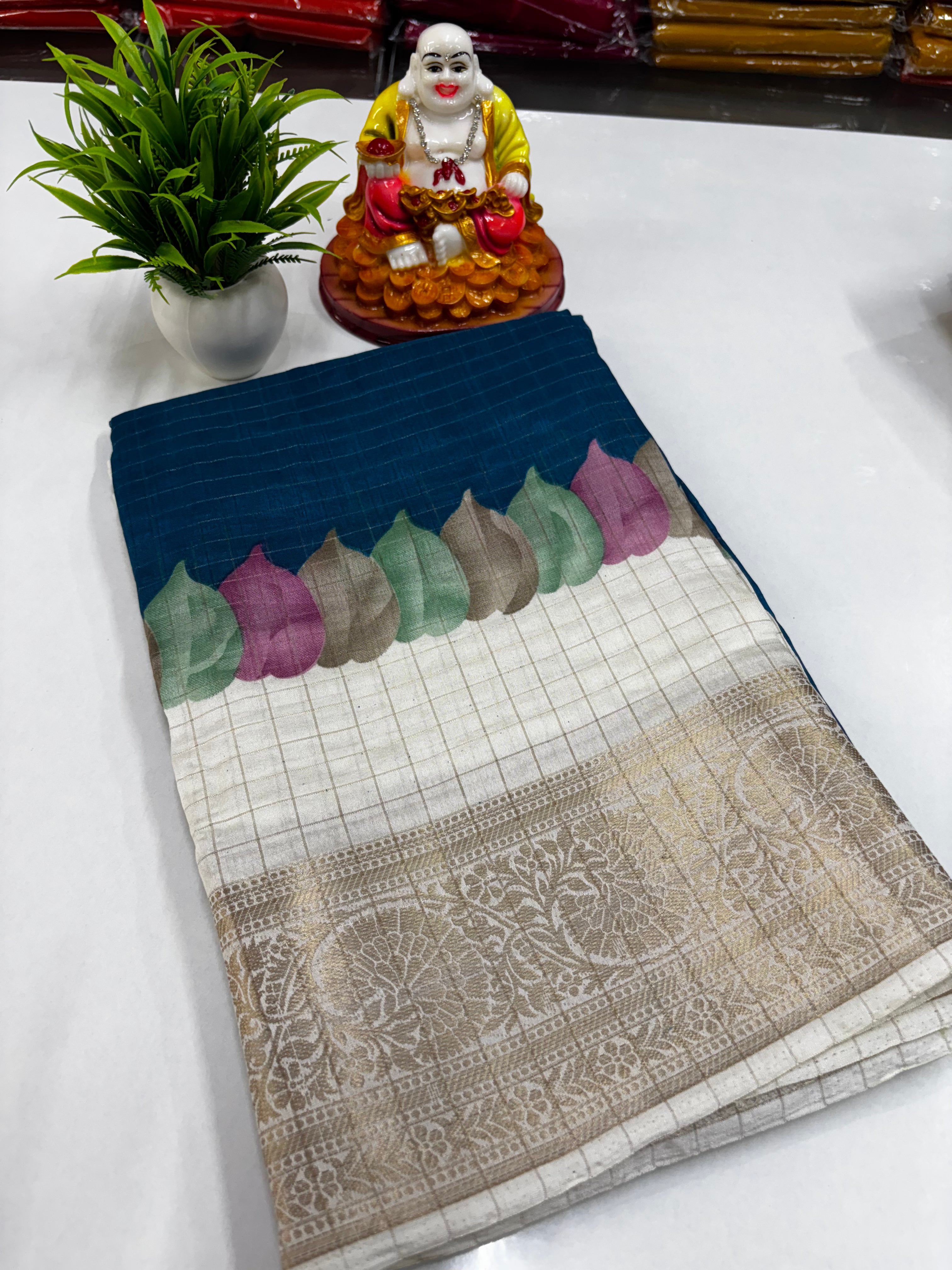 Beautiful Dola Silk Saree – Crafted by Padmavathi Silks and Sarees
