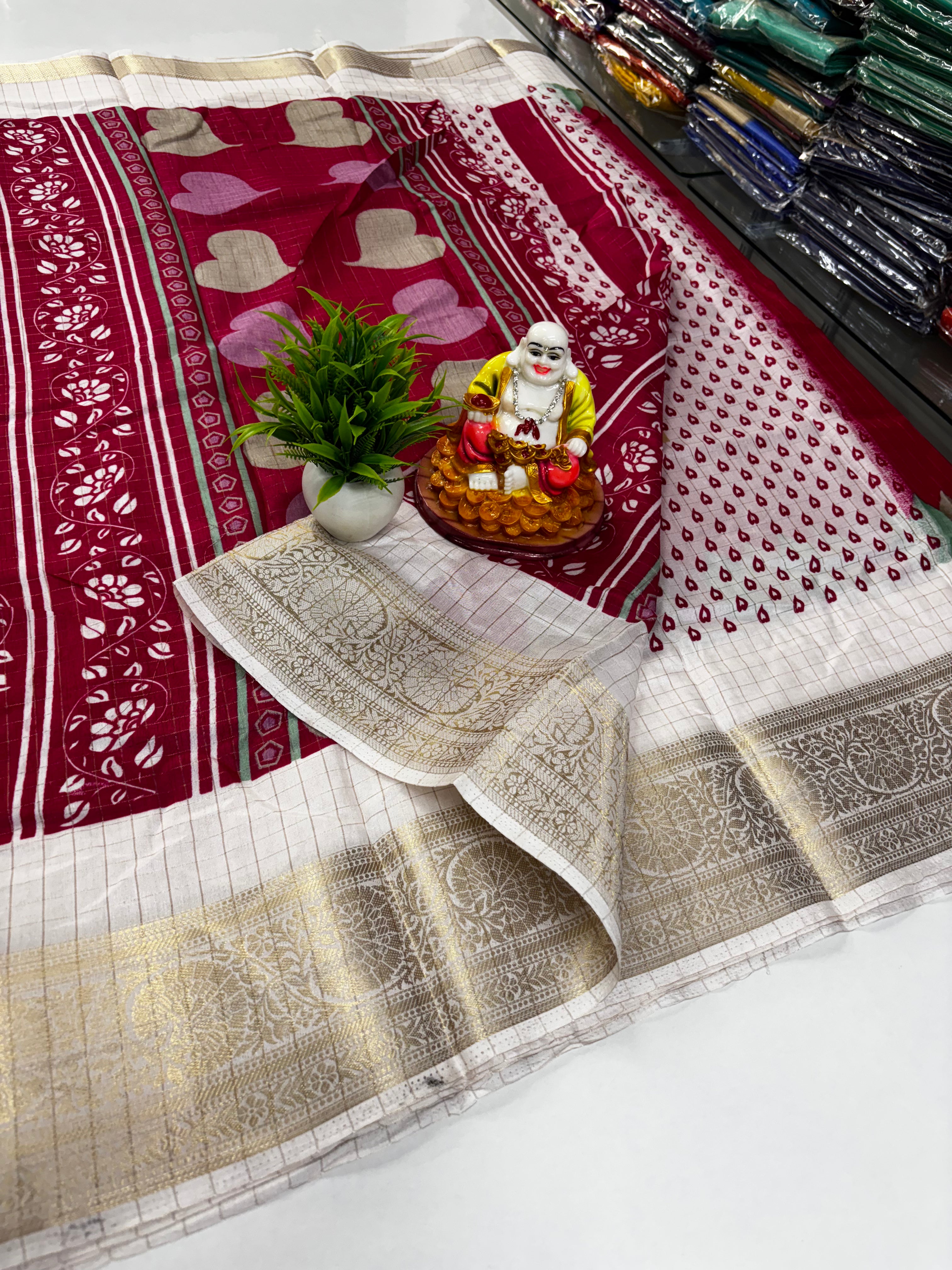 Beautiful Dola Silk Saree – Crafted by Padmavathi Silks and Sarees