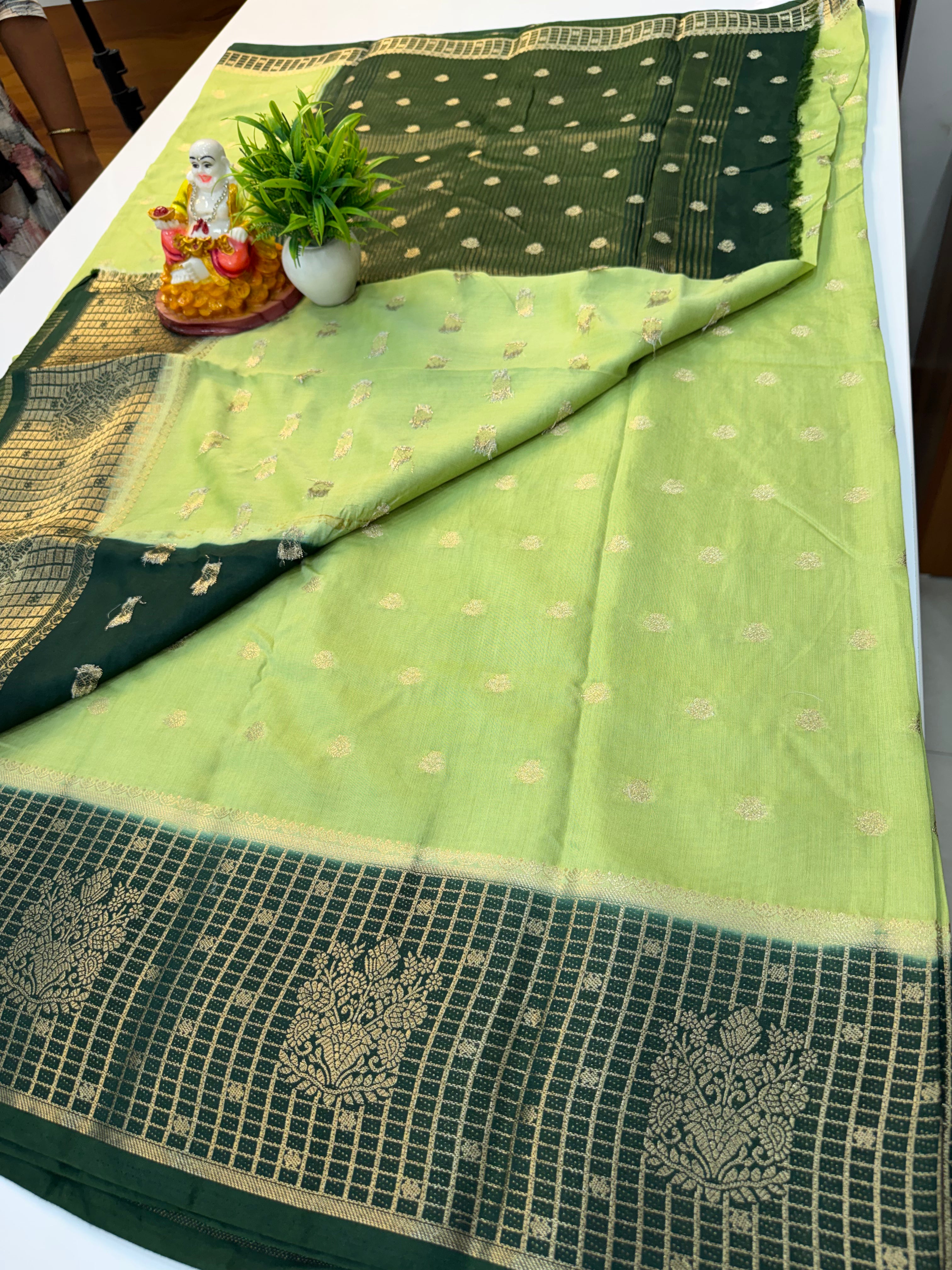 Premium Assam Silk Saree with Buttas & Rich Pallu – Padmavathi Silks and Sarees