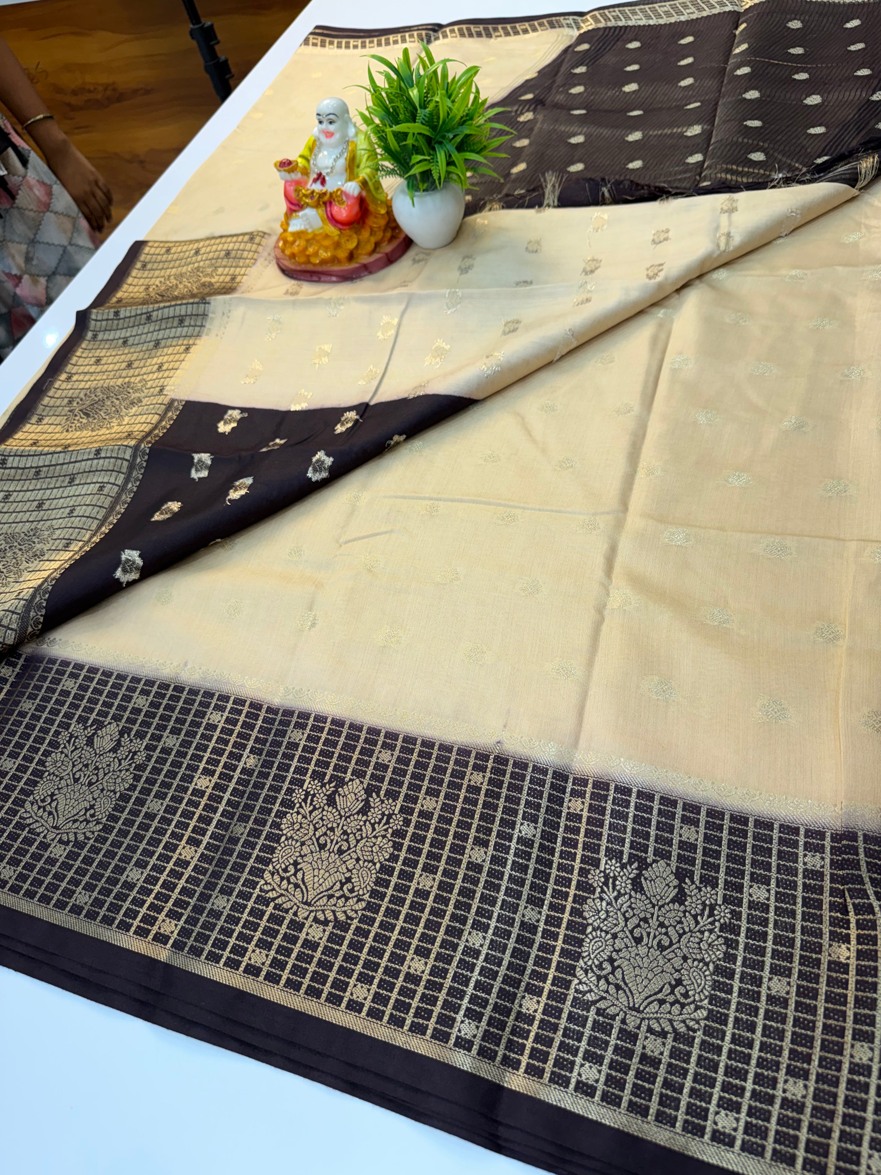 Premium Assam Silk Saree with Buttas & Rich Pallu – Padmavathi Silks and Sarees