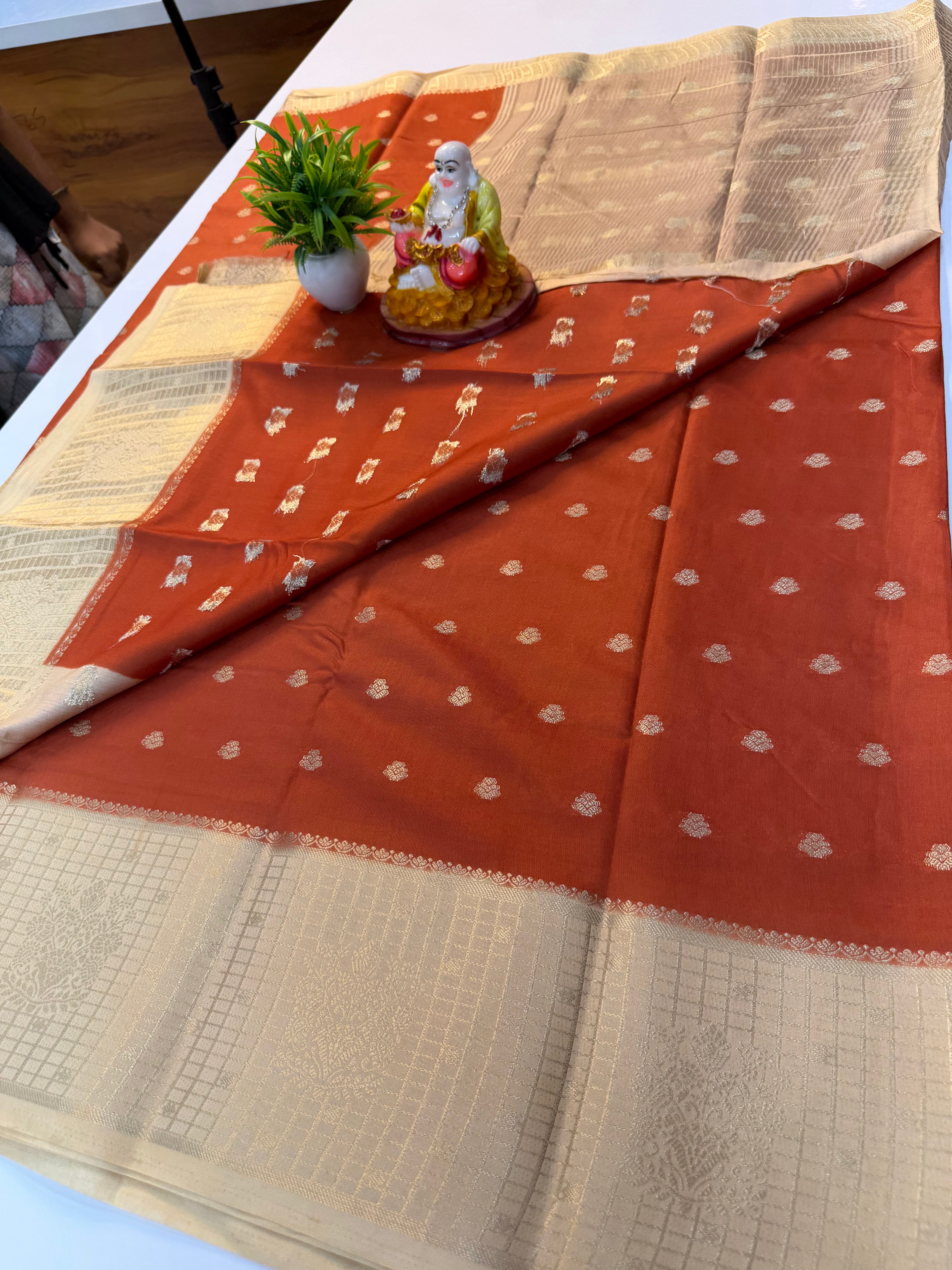 Premium Assam Silk Saree with Buttas & Rich Pallu – Padmavathi Silks and Sarees