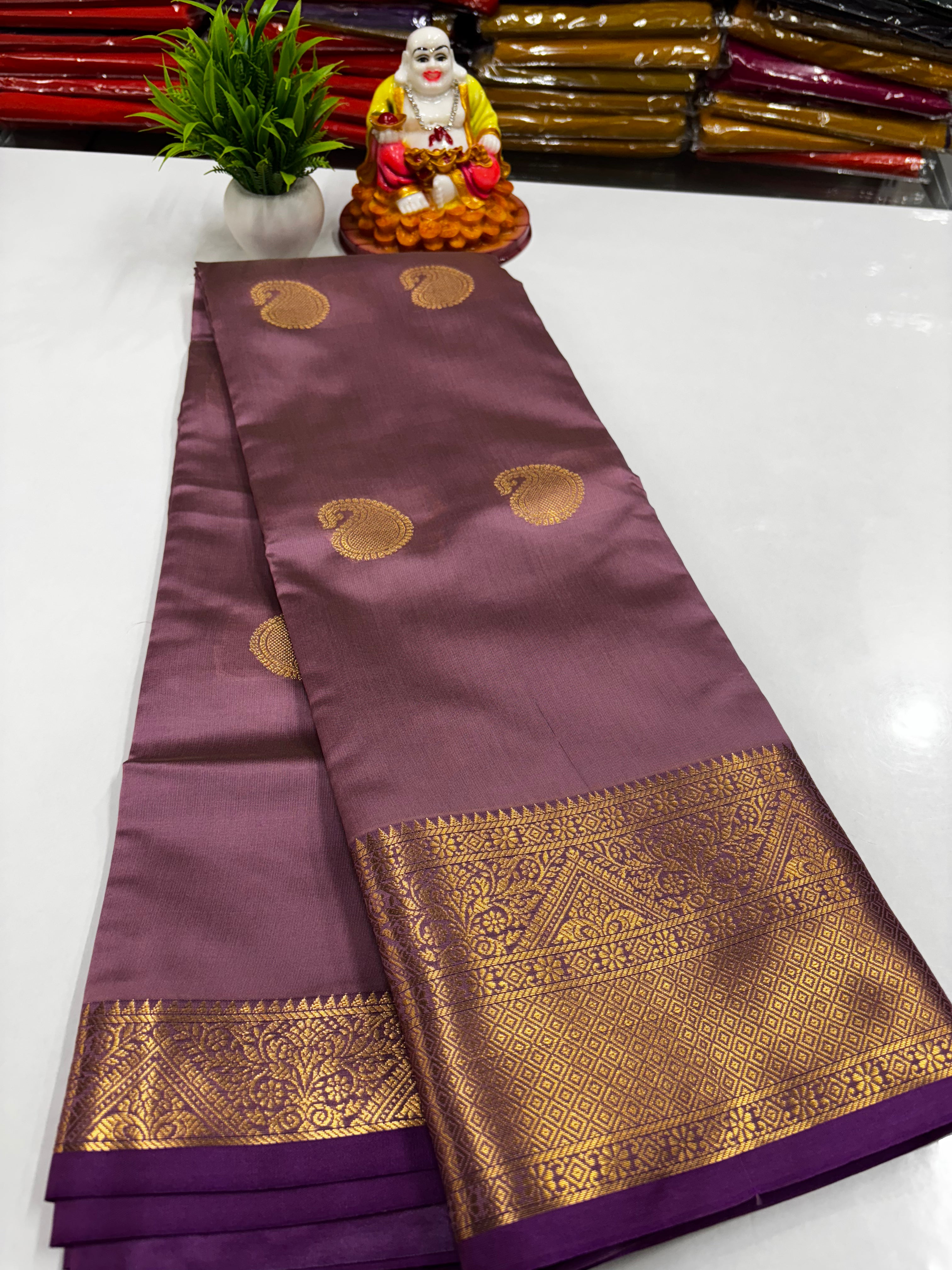 Beautiful Semi Silk Saree with Elegance & Shine – From Padmavathi Silks and Sarees ✨