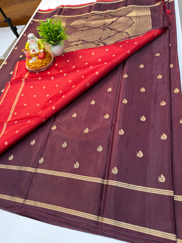 Premium Gajji Silk Saree with Rich Pallu & Butta Blouse | Elegant Traditional Wear