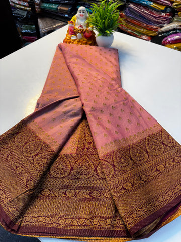 Premium Khaddi Georgette Saree with Butta & Rich Pallu