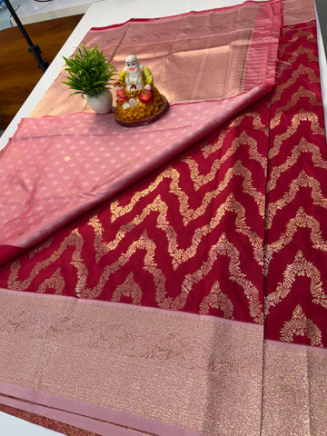 Premium Semi Silk Saree with Necklace Design & Rich Pallu – Elegant Festive Wear | Padmavathi Silks and Sarees