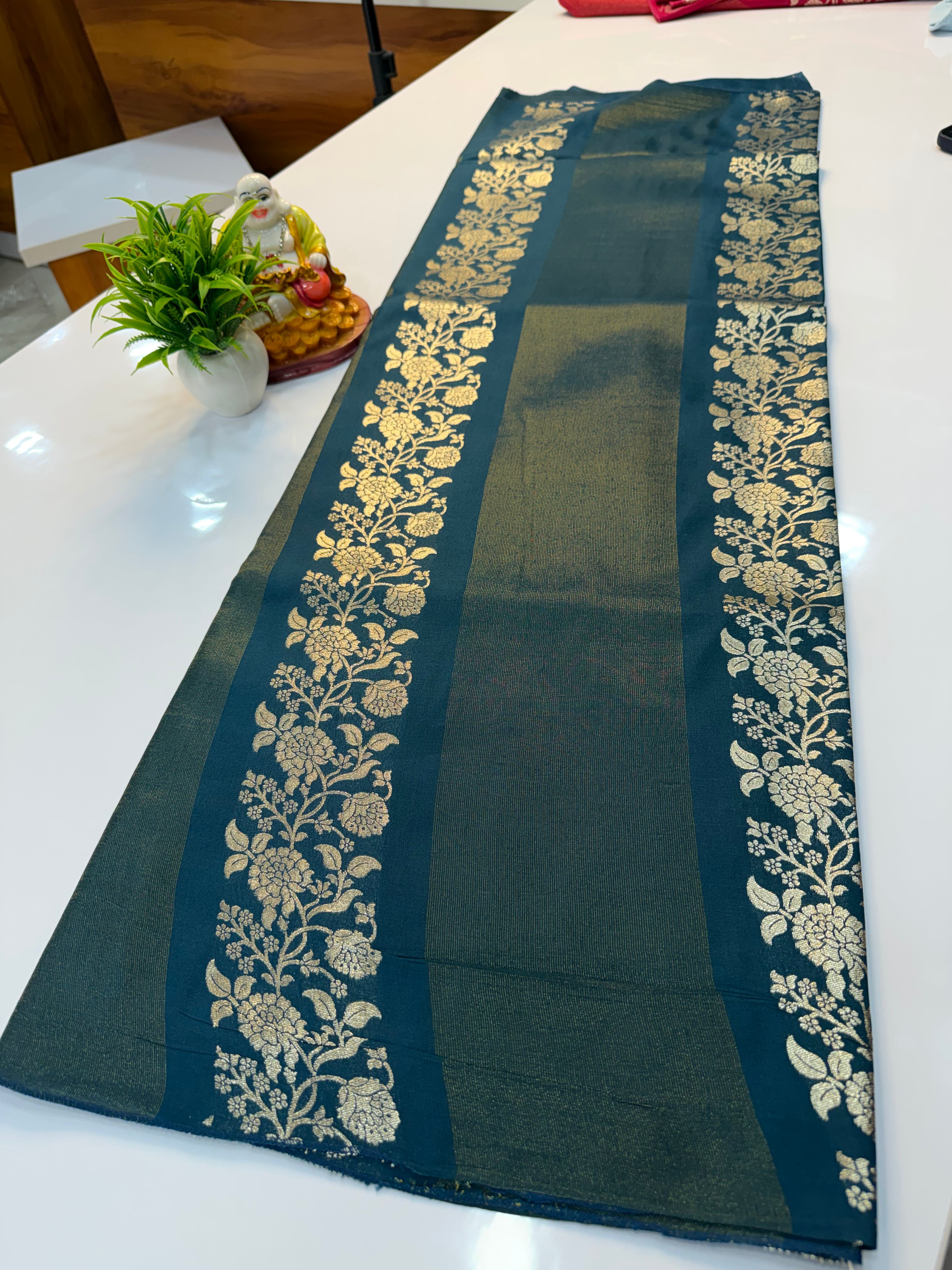 Semi Viscose Saree with Meenakari Design | Rich Pallu | Butta Blouse