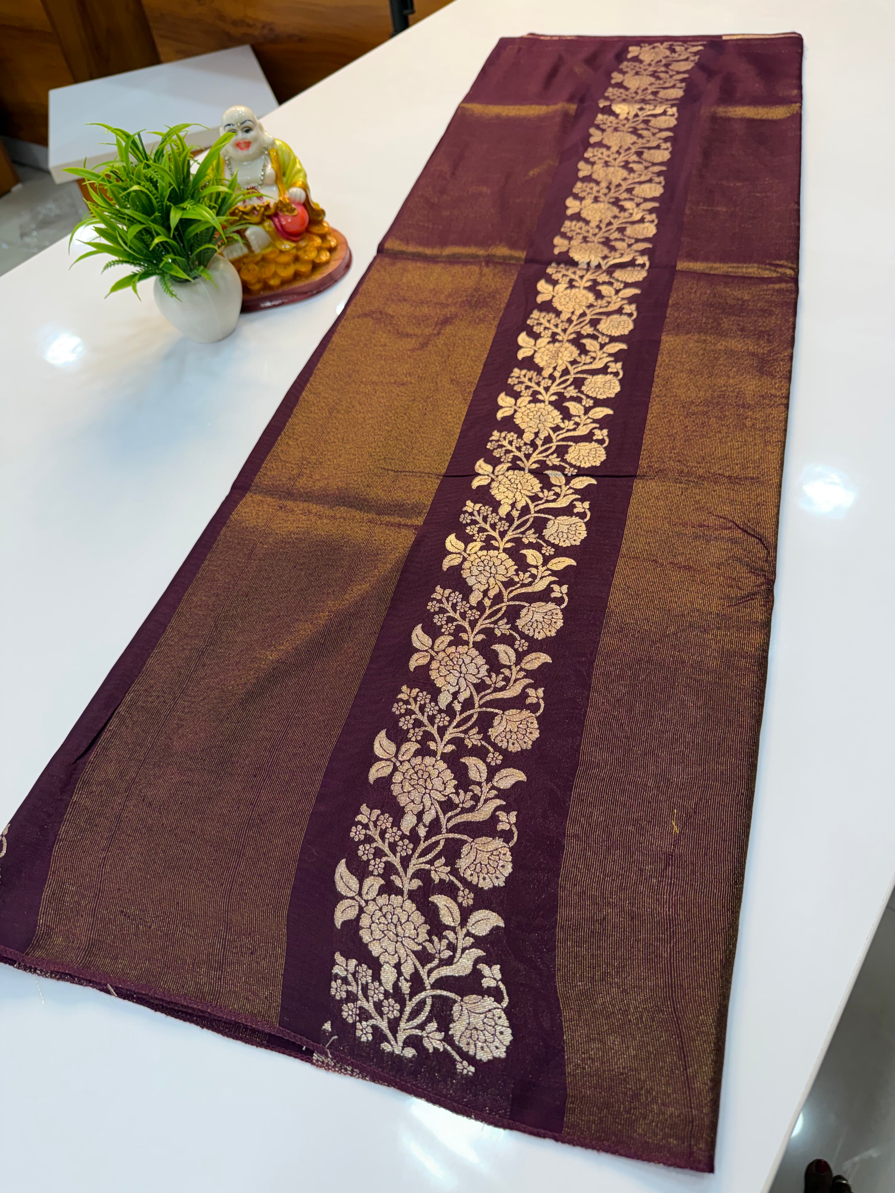Semi Viscose Saree with Meenakari Design | Rich Pallu | Butta Blouse