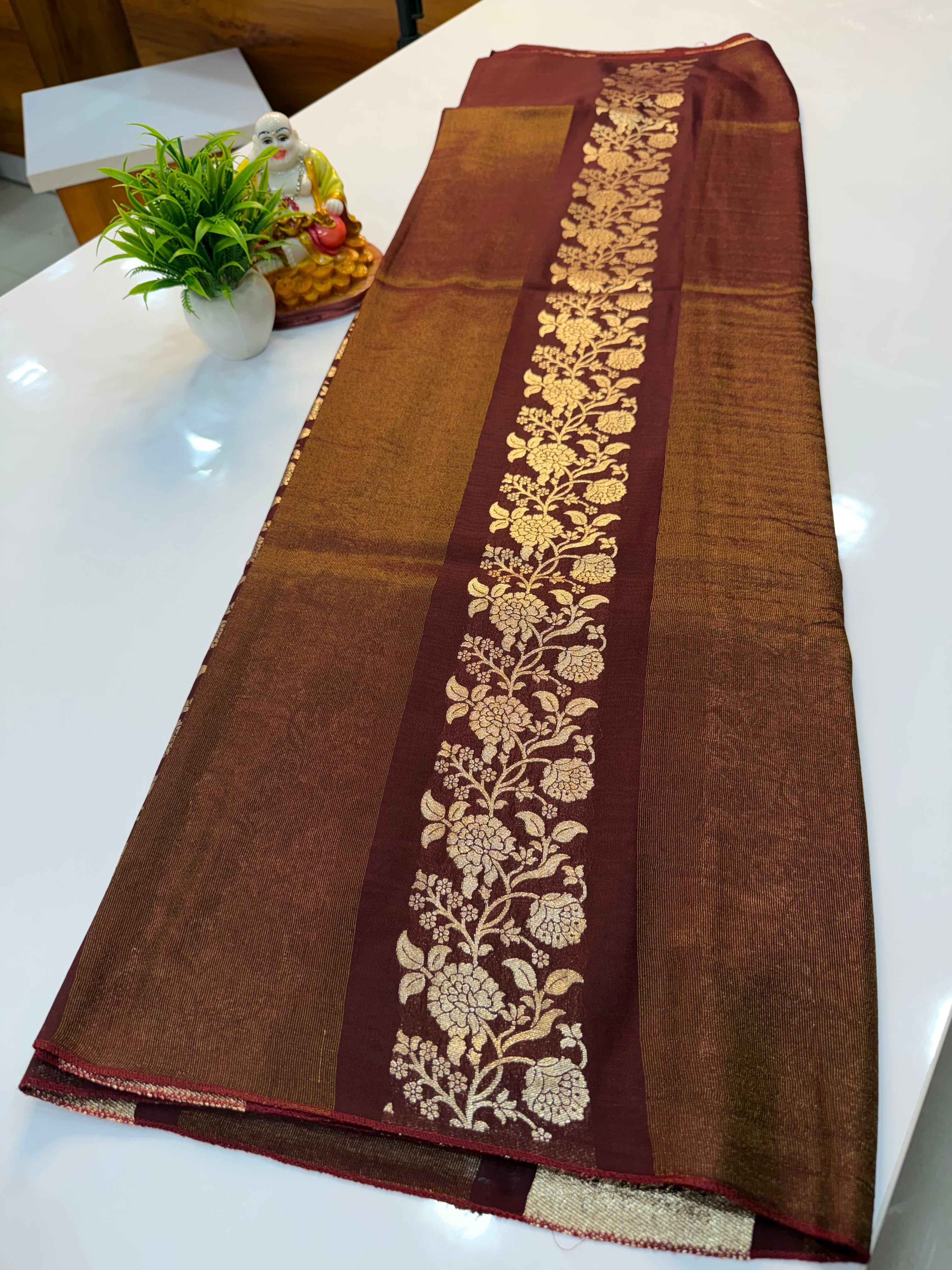 Semi Viscose Saree with Meenakari Design | Rich Pallu | Butta Blouse