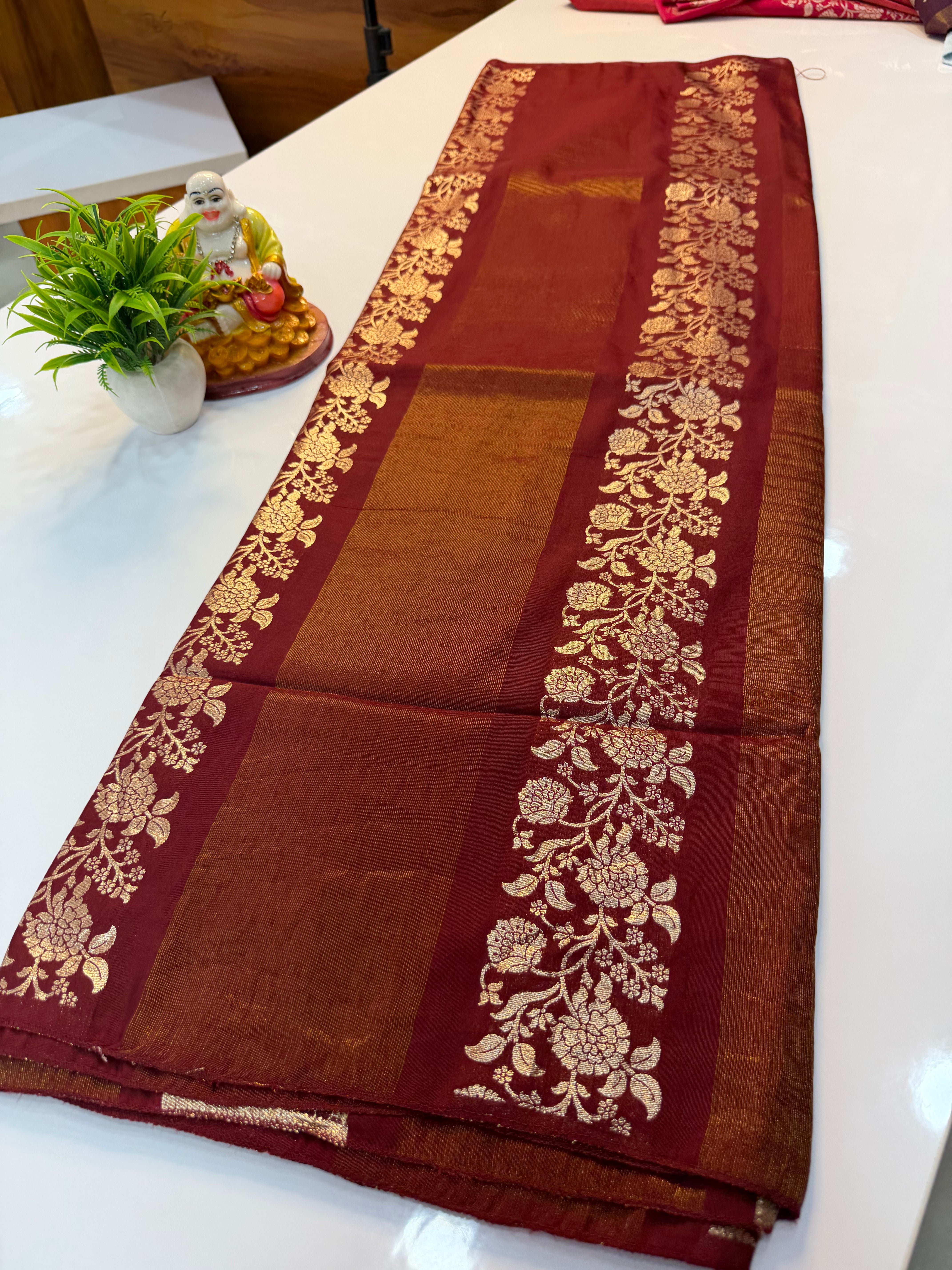 Semi Viscose Saree with Meenakari Design | Rich Pallu | Butta Blouse