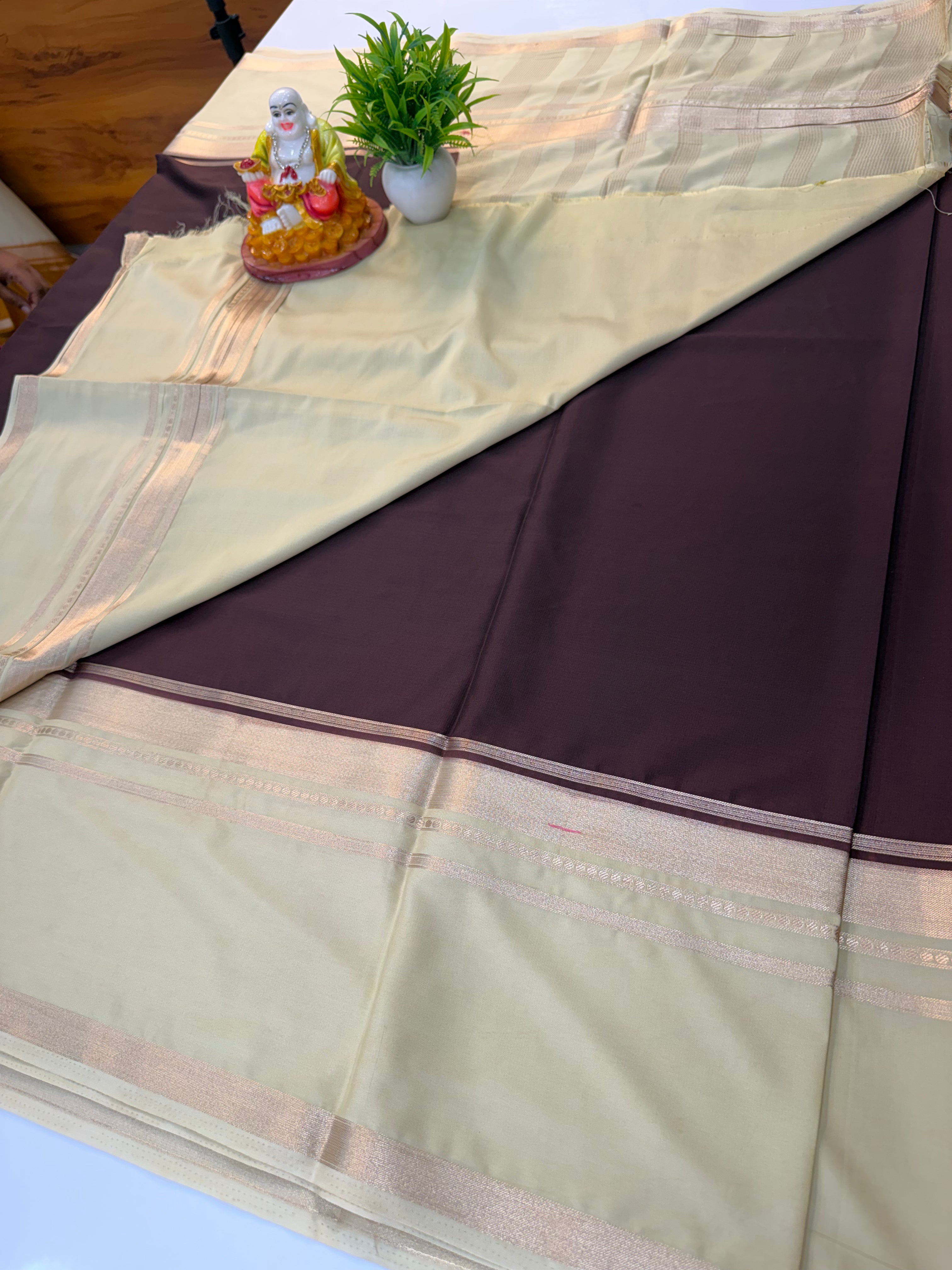 Premium Mysore Crepe Silk Saree with Bentex Border
