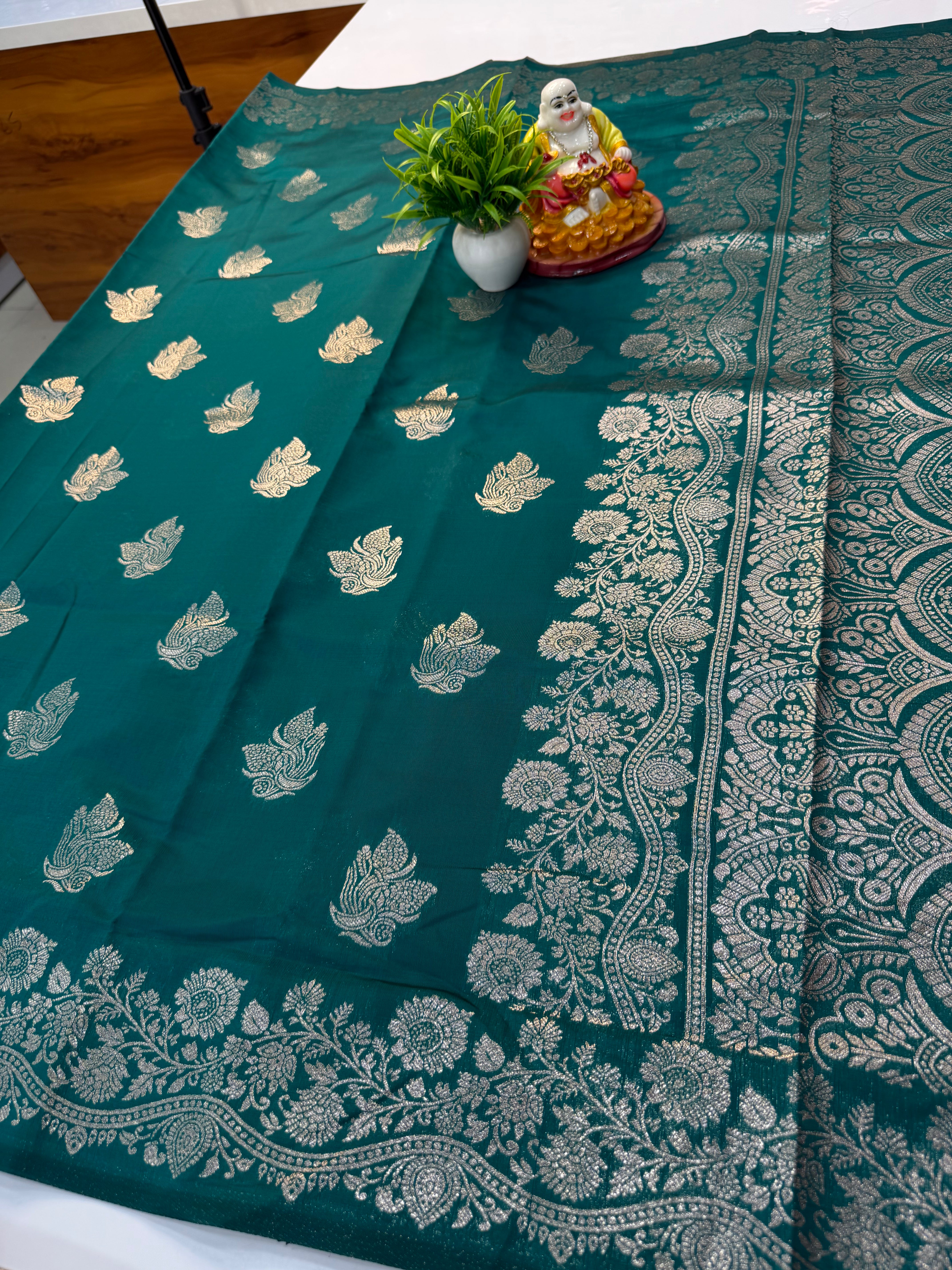 Beautiful Semi Silk pattern Kota Silk Saree with Banarasi Zari Weaving | Padmavathi Silks and Sarees par