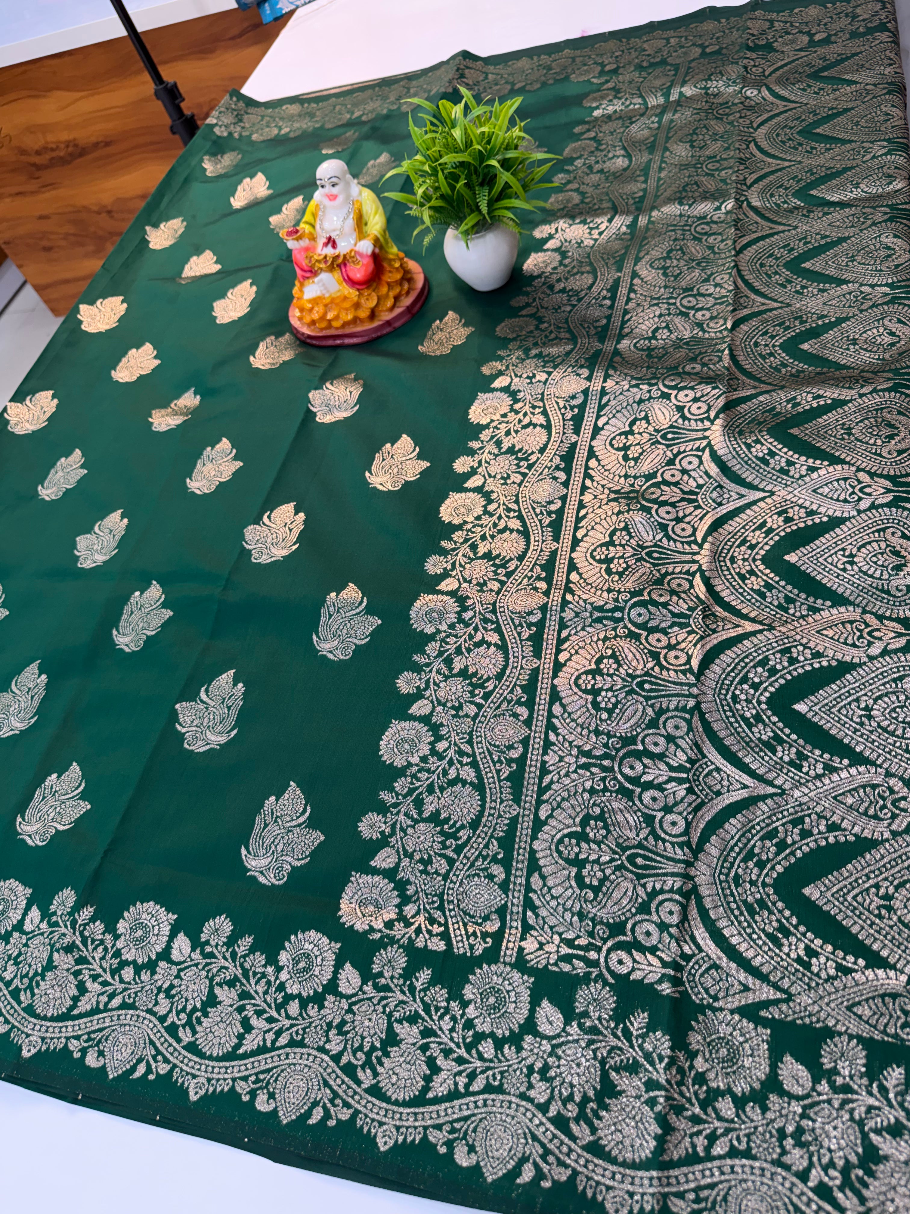 Beautiful Semi Silk pattern Kota Silk Saree with Banarasi Zari Weaving | Padmavathi Silks and Sarees par