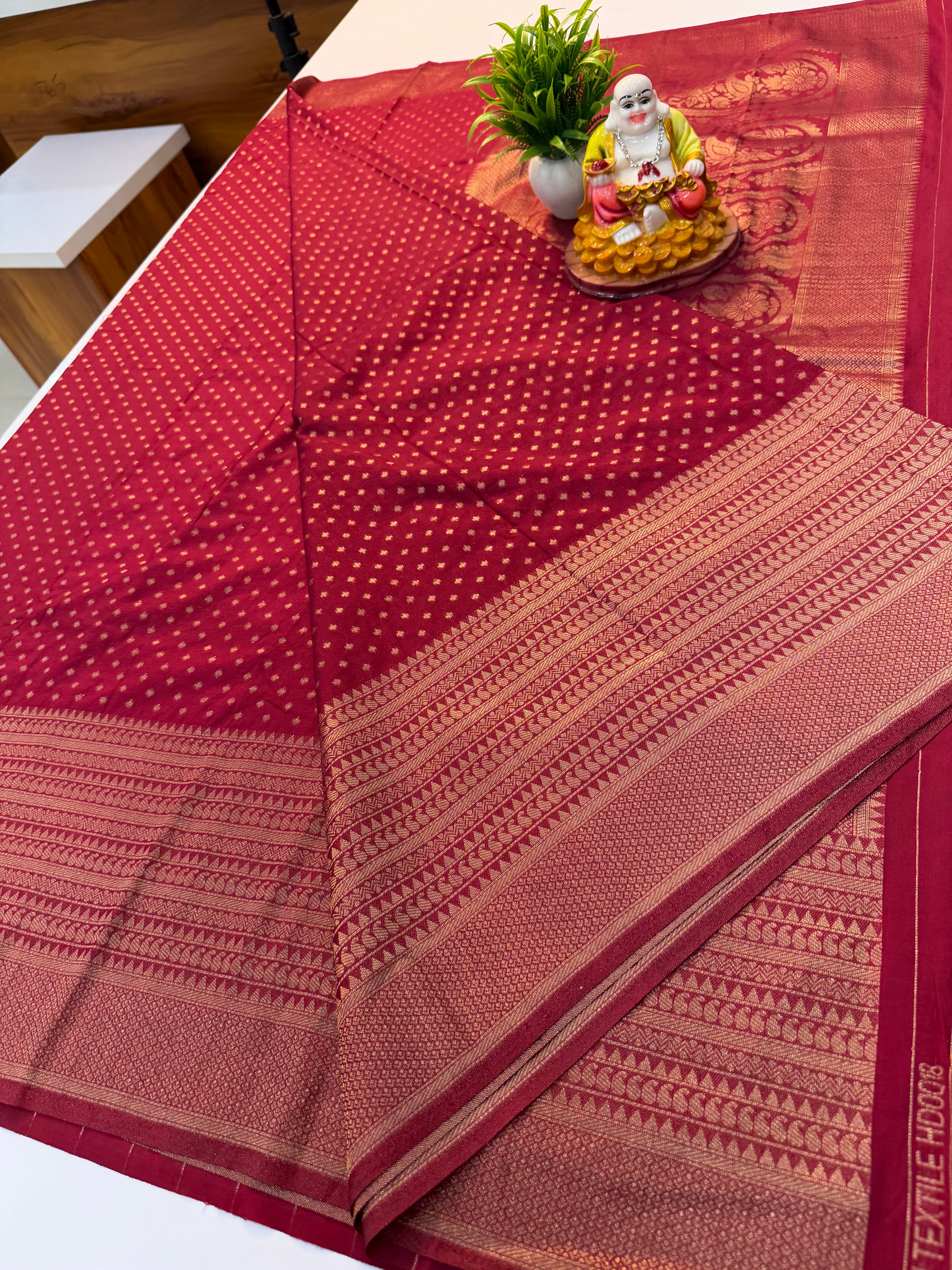 Georgette Saree with Buttas & Rich Pallu | Padmavathi Silks and Sarees