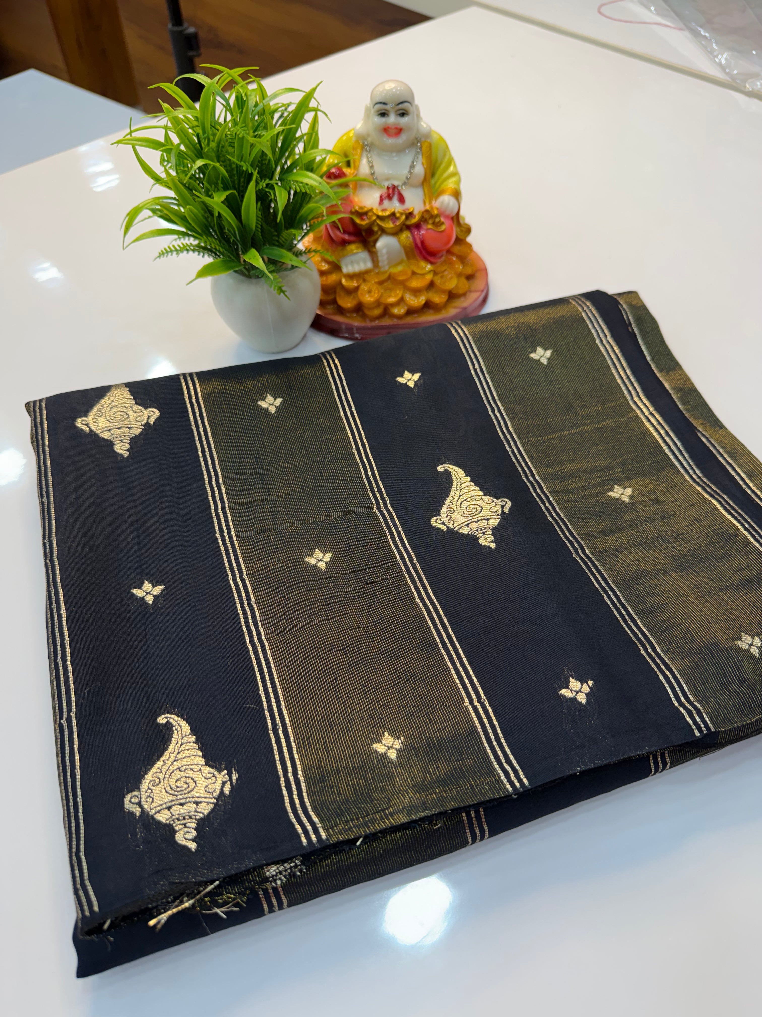 Premium Semi Viscose Saree with Elegant Buttas | Rich Pallu | Butta Blouse