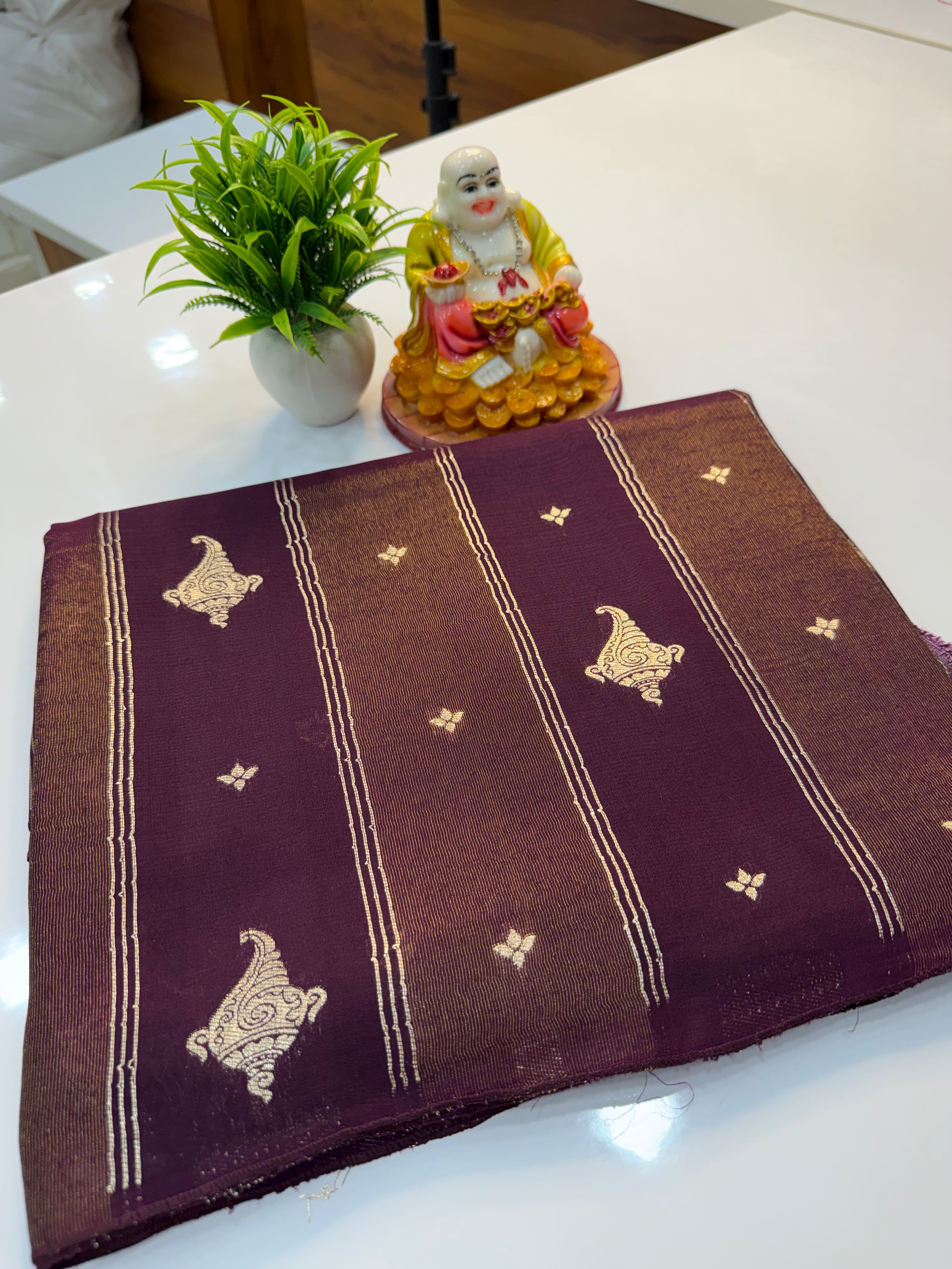 Premium Semi Viscose Saree with Elegant Buttas | Rich Pallu | Butta Blouse