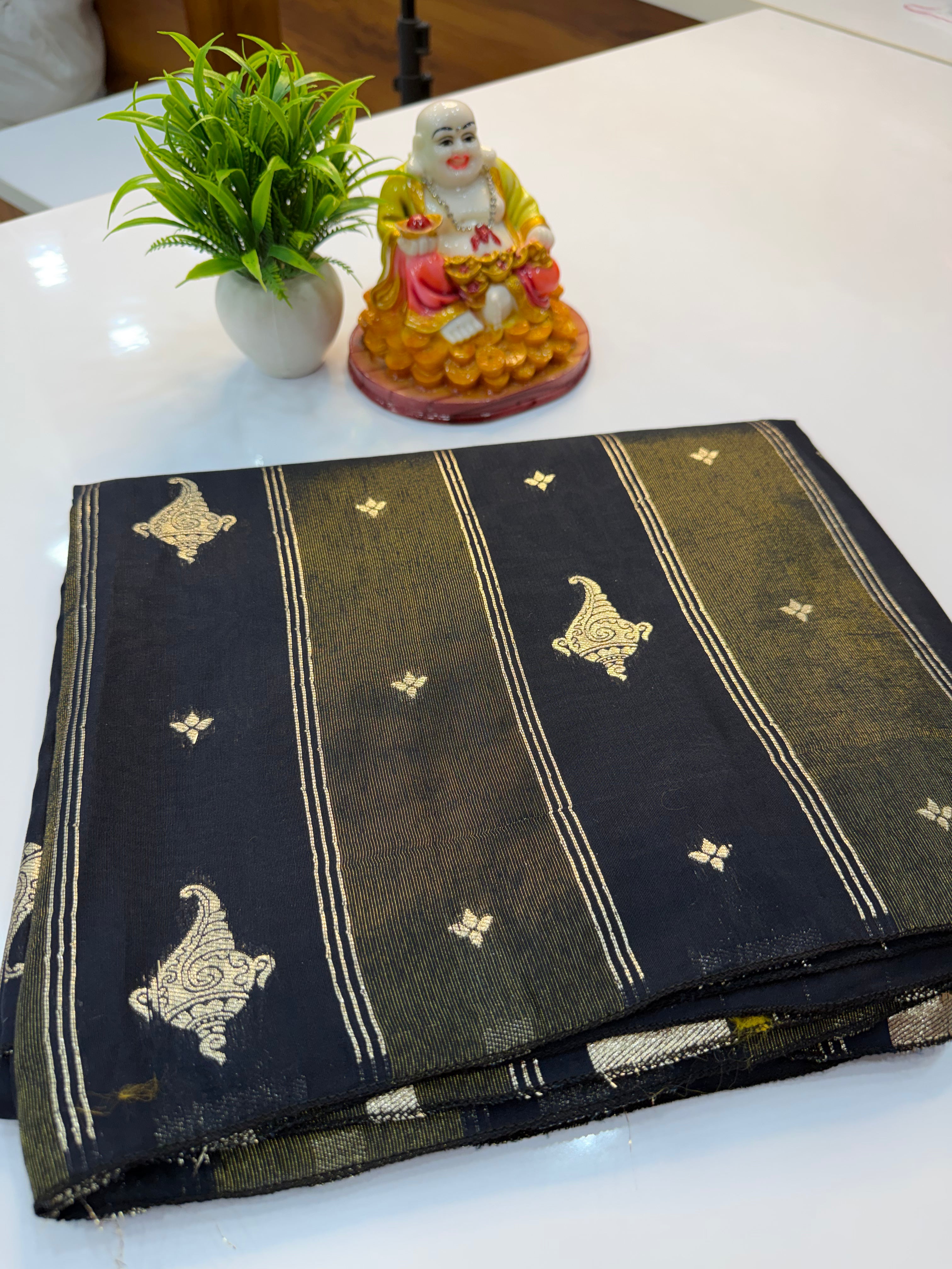 Premium Semi Viscose Saree with Elegant Buttas | Rich Pallu | Butta Blouse