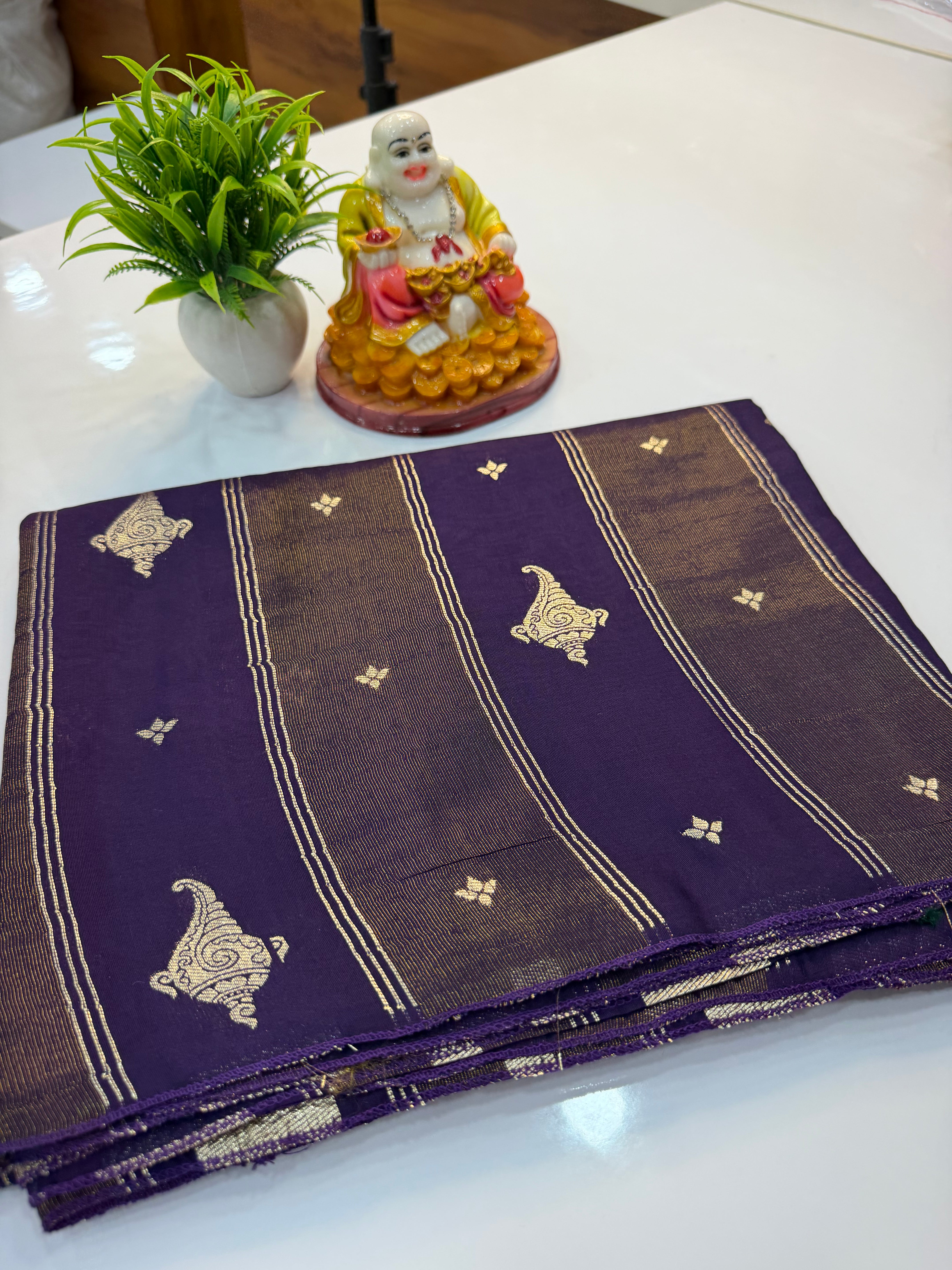 Premium Semi Viscose Saree with Elegant Buttas | Rich Pallu | Butta Blouse