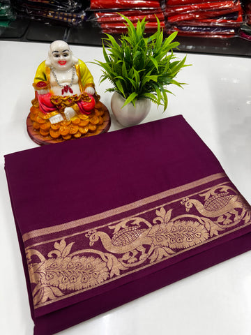 premium mysore crape silk saree with beautiful peacock border need shoipify made from padmavathi silks and sarees